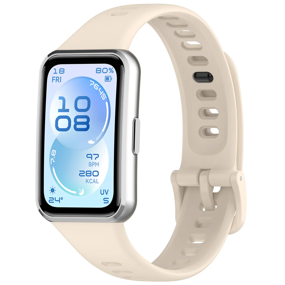 Silikonowy pasek Bizon Strap Watch Silicone do Huawei Band 11 / 11 Pro