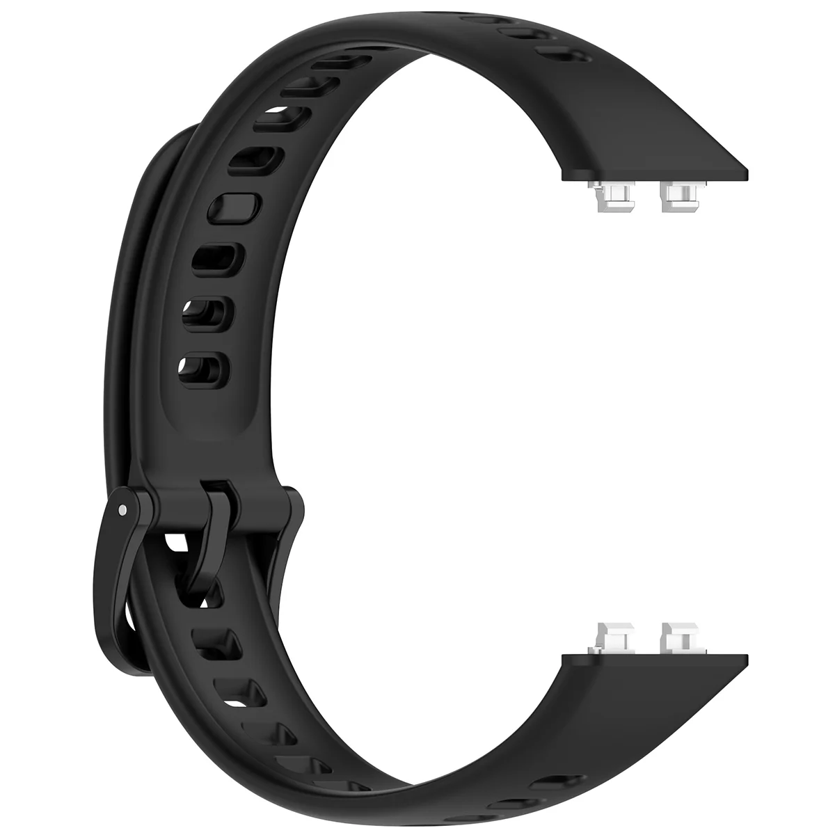 Silikonowy pasek Bizon Strap Watch Silicone ukazany od tyłu