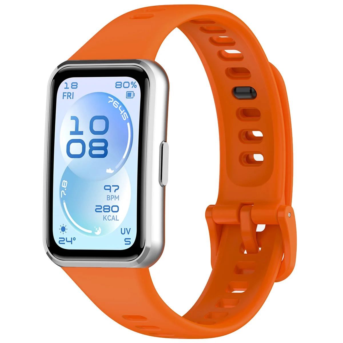 Silikonowy pasek Bizon Strap Watch Silicone do Huawei Band 11 / 11 Pro