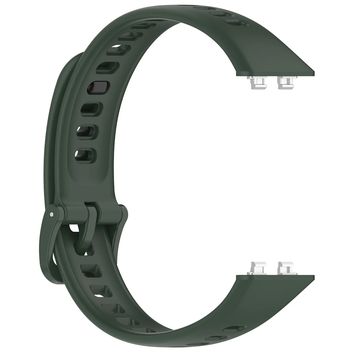 Silikonowy pasek Bizon Strap Watch Silicone ukazany od tyłu