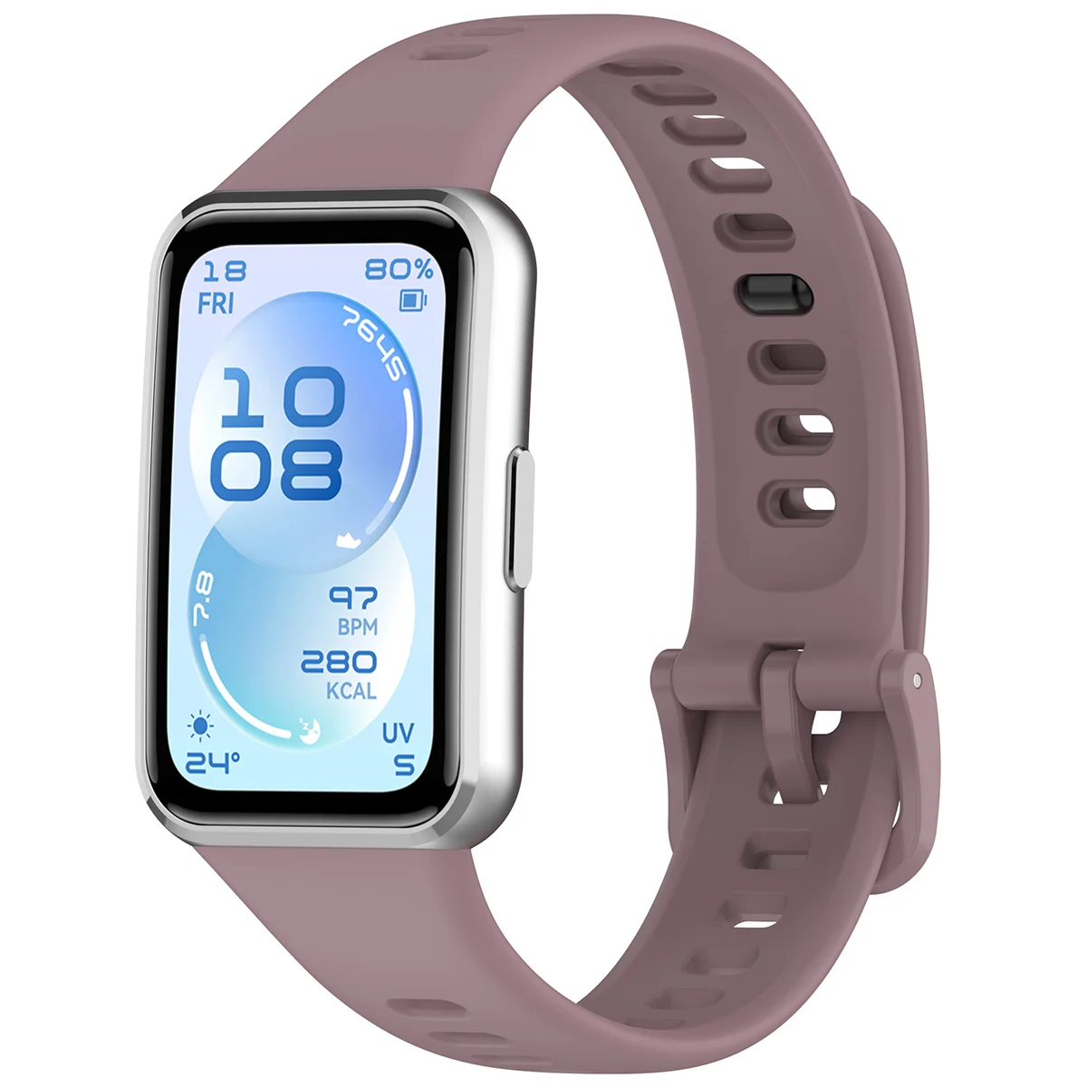 Silikonowy pasek Bizon Strap Watch Silicone do Huawei Band 11 / 11 Pro