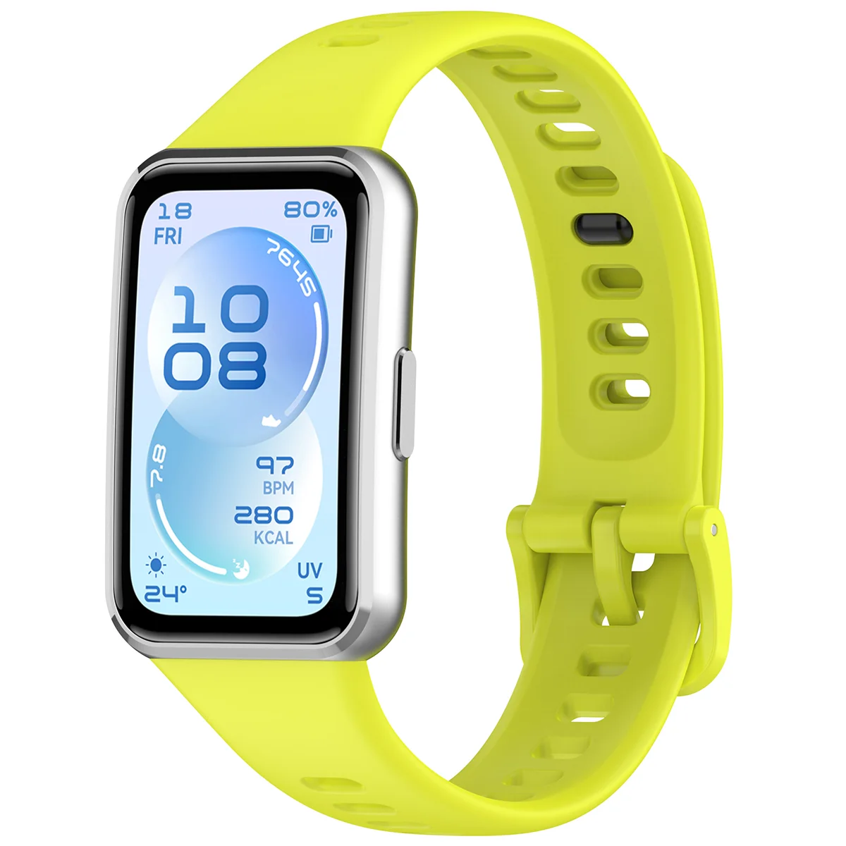 Silikonowy pasek Bizon Strap Watch Silicone do Huawei Band 11 / 11 Pro