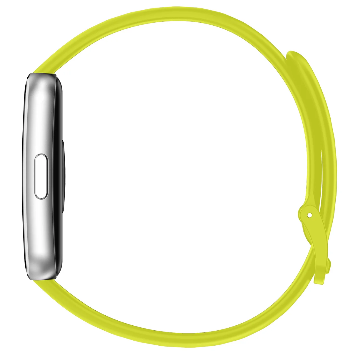 Silikonowy pasek Bizon Strap Watch Silicone ustawiony od strony zapięcia 
