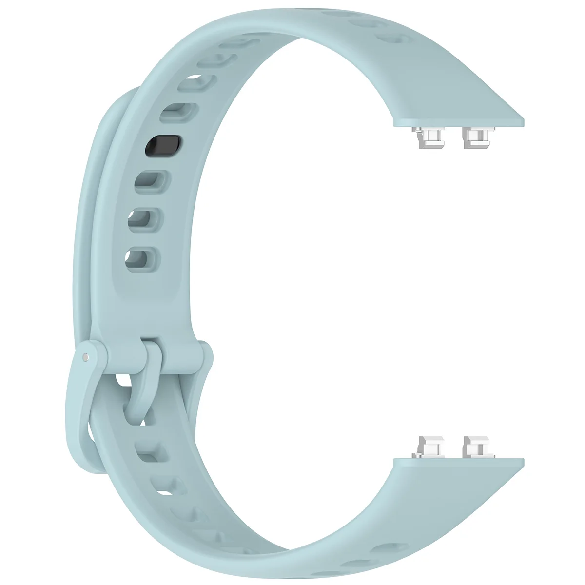 Silikonowy pasek Bizon Strap Watch Silicone ukazany od tyłu