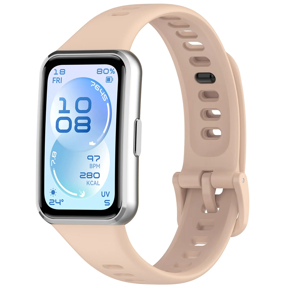 Silikonowy pasek Bizon Strap Watch Silicone do Huawei Band 11 / 11 Pro