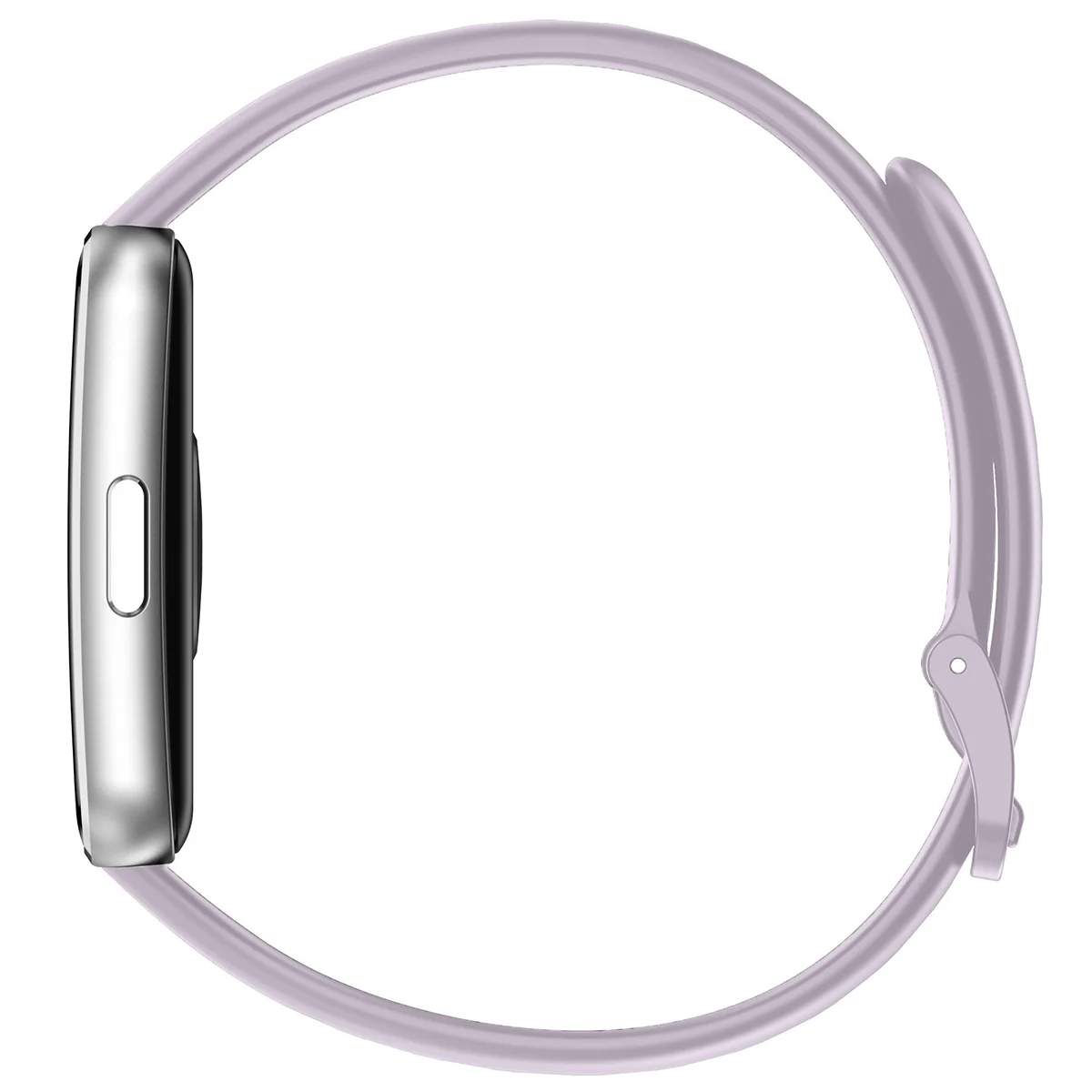 Silikonowy pasek Bizon Strap Watch Silicone ustawiony od strony zapięcia 