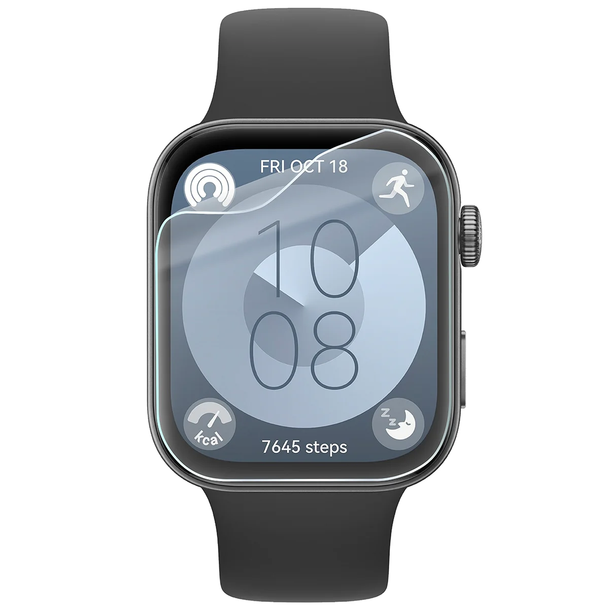 Folia hydrożelowa Bizon Watch Film HydroFlex do Huawei Watch Fit 3 na zegarku