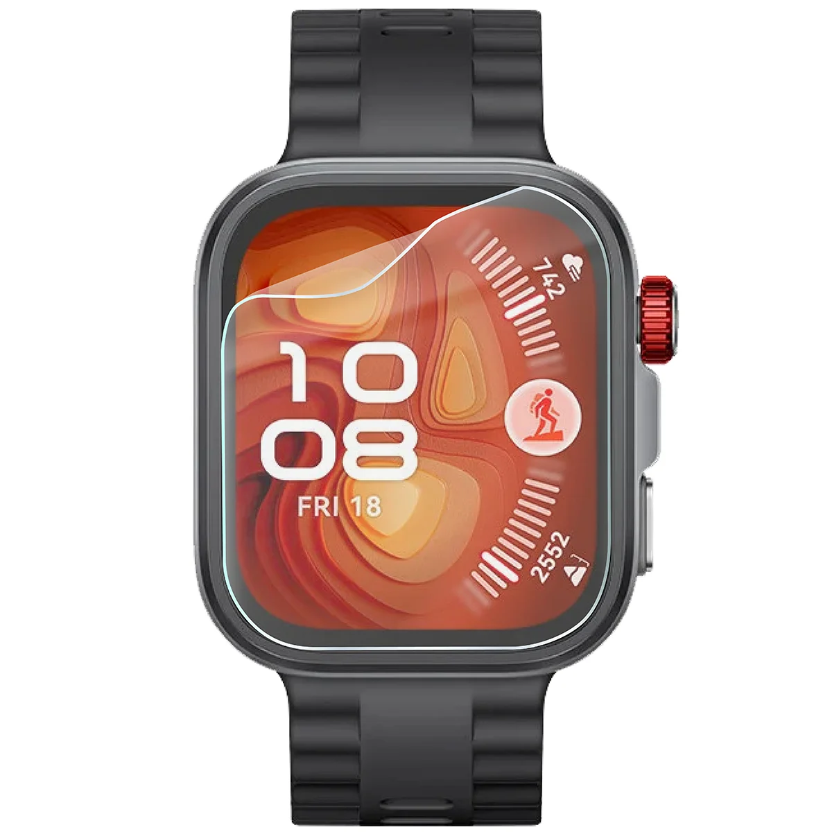 Folia hydrożelowa Bizon Watch Film HydroFlex do Huawei Watch Fit 4 Pro na zegarku