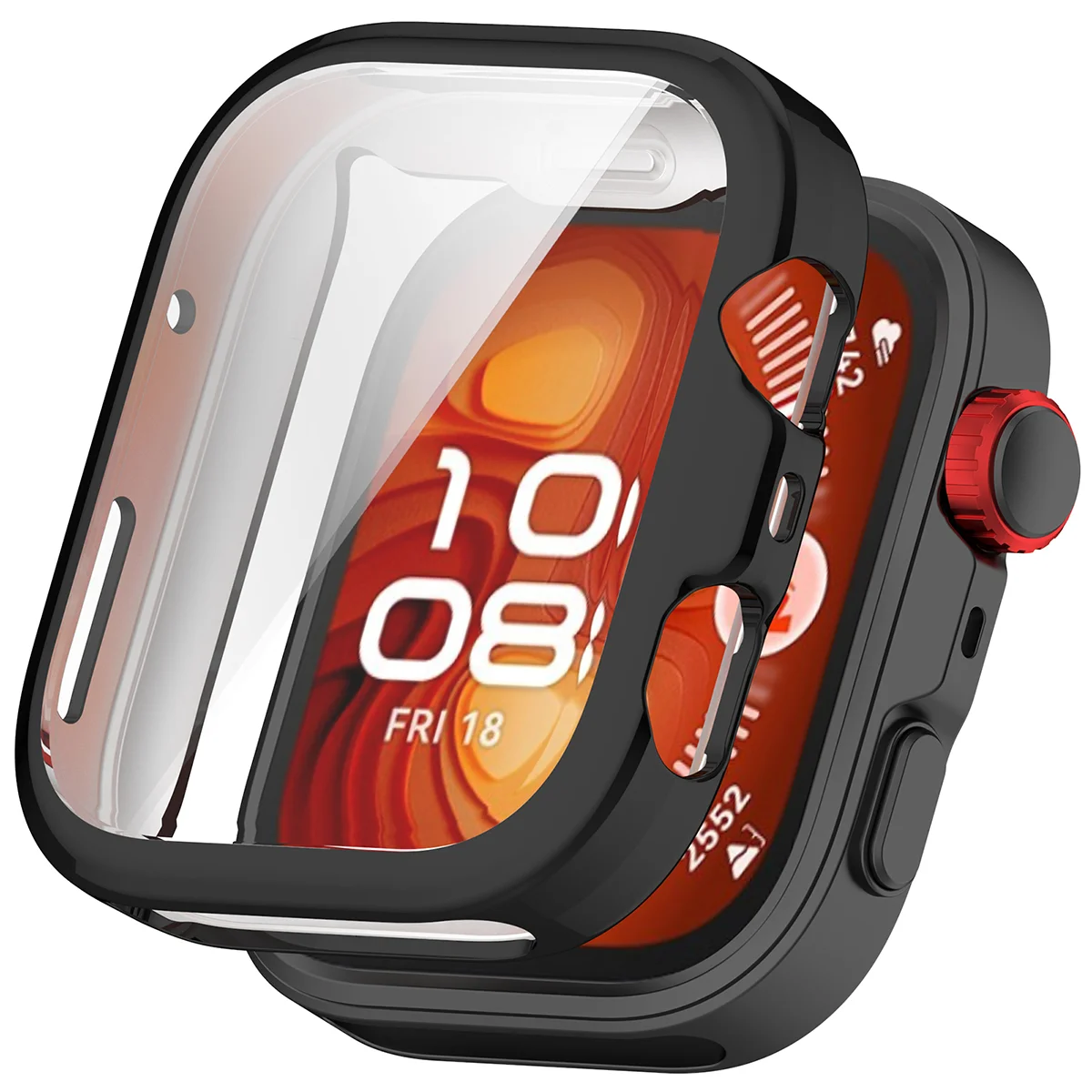 Plecki ze szkłem Bizon Case Watch Felipe dla Huawei Watch Fit 5 Pro
