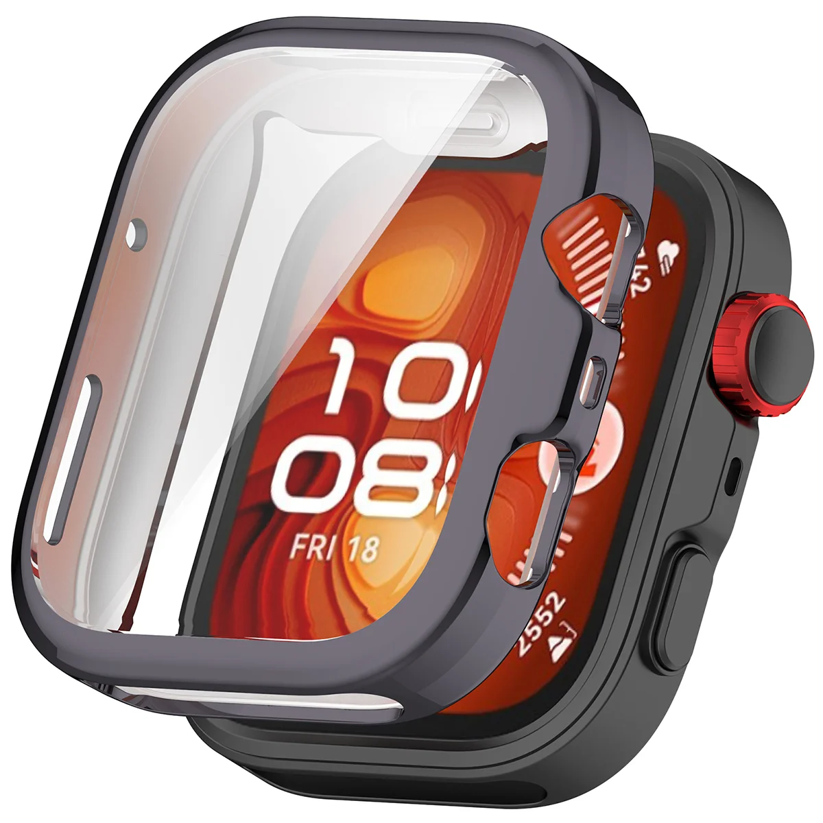 Plecki ze szkłem Bizon Case Watch Felipe dla Huawei Watch Fit 5 Pro
