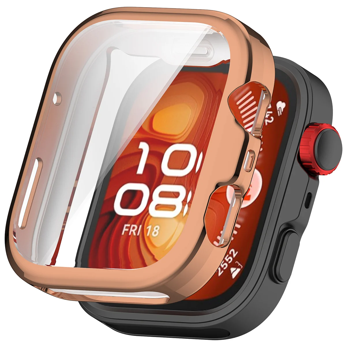 Plecki ze szkłem Bizon Case Watch Felipe dla Huawei Watch Fit 5 Pro