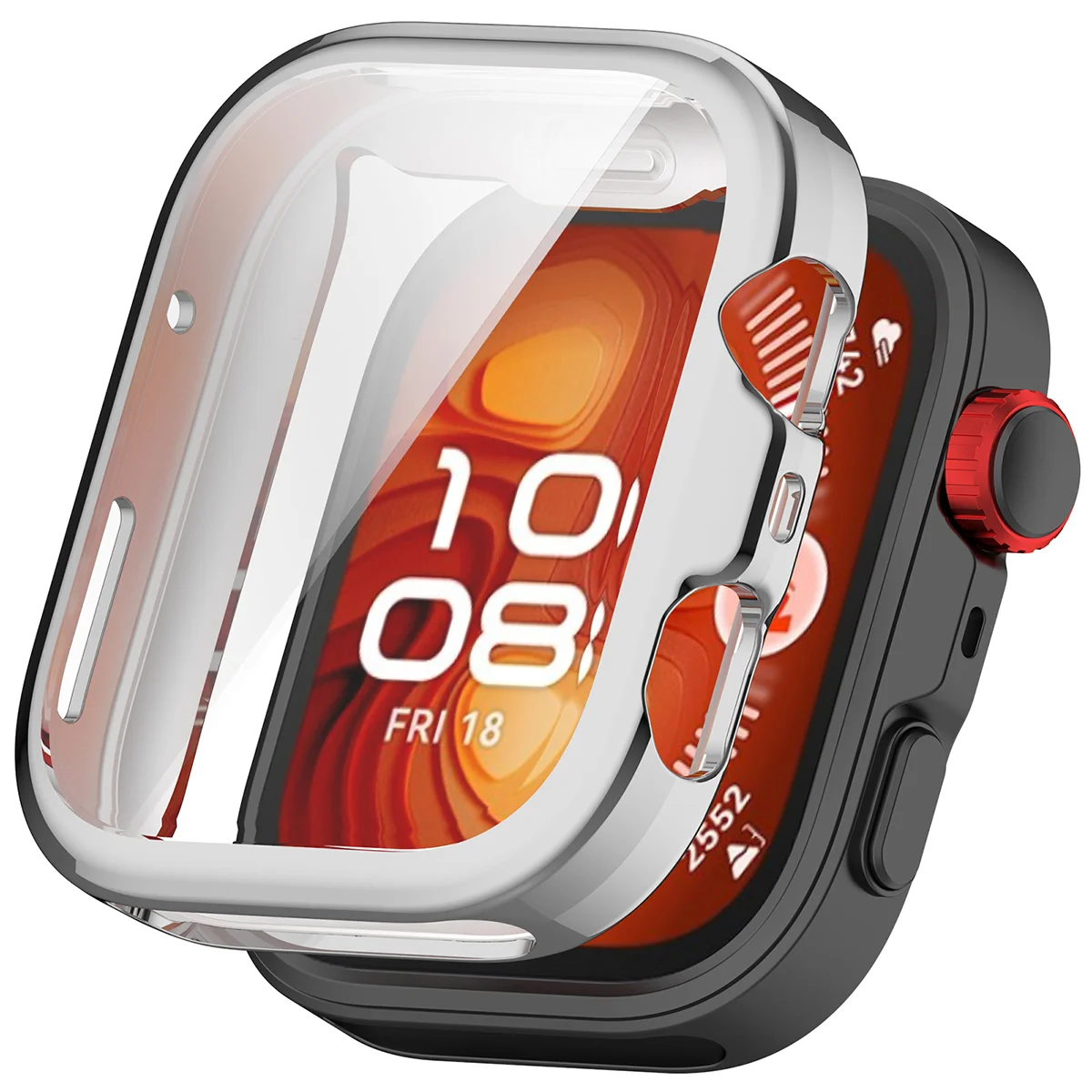 Plecki ze szkłem Bizon Case Watch Felipe dla Huawei Watch Fit 5 Pro