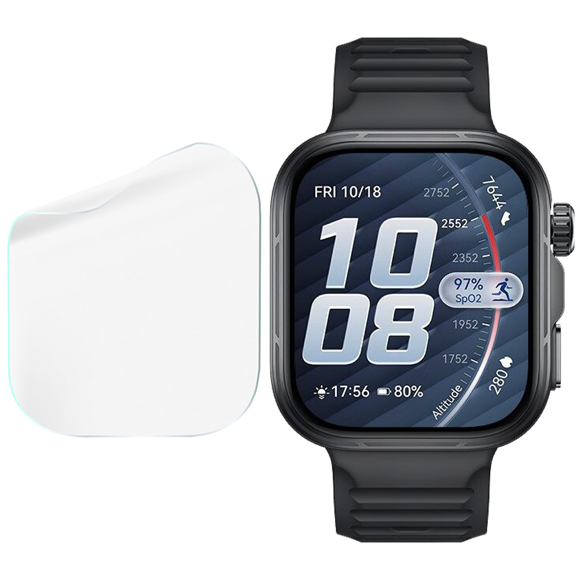 Bizon Watch Film Hydrogel Duo w zestawieniu z Huawei Watch Fit 5 Pro