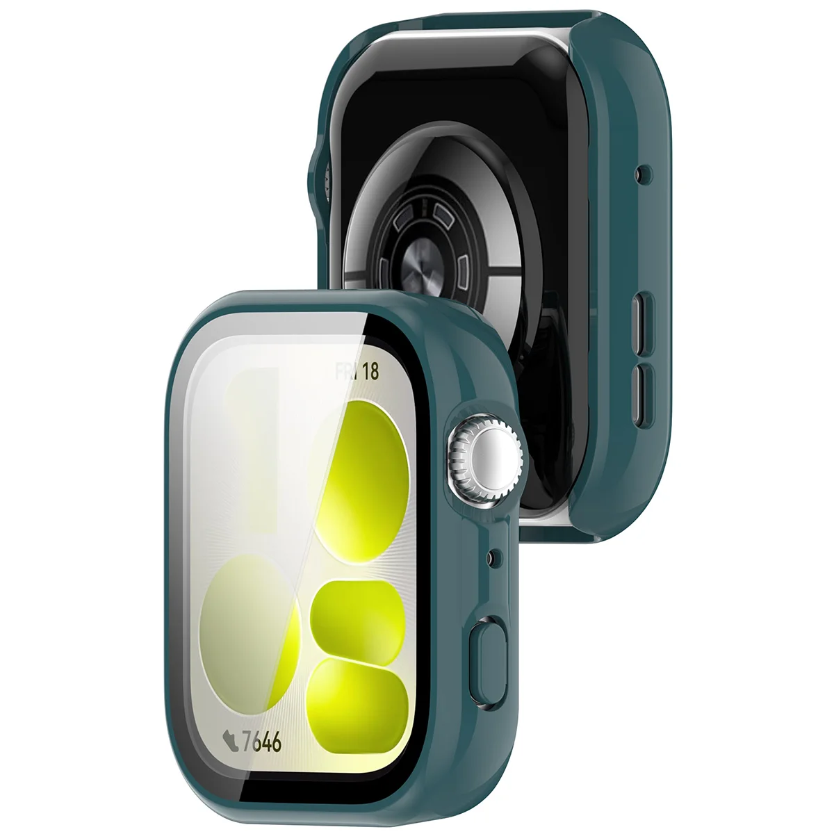 Etui z wbudowanym szkłem Bizon Case Watch Adamo do Huawei Watch Fit 5