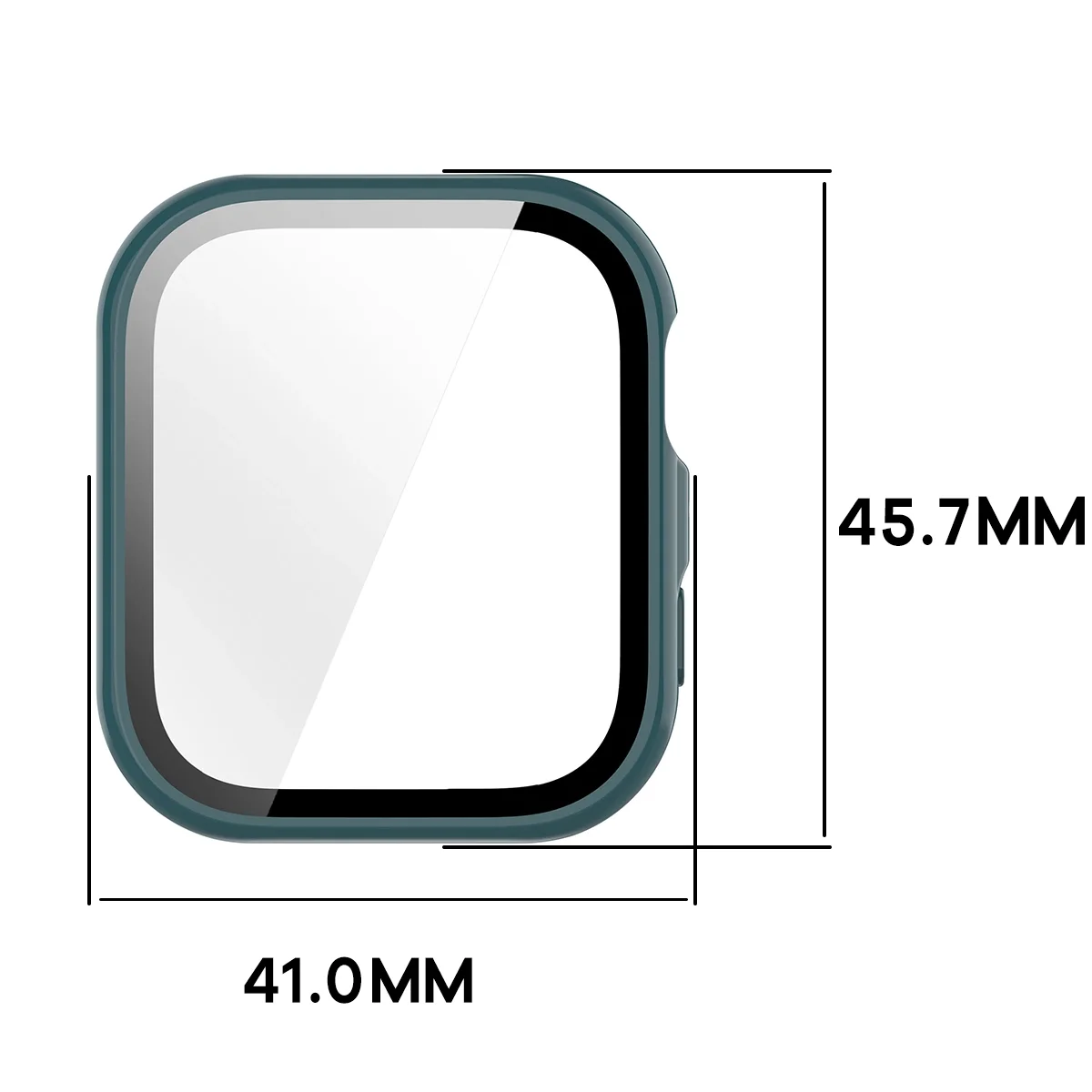 Wymiary etui Bizon Case Watch Adamo do Huawei Watch Fit 5