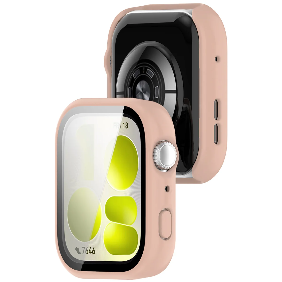 Etui z wbudowanym szkłem Bizon Case Watch Adamo do Huawei Watch Fit 5