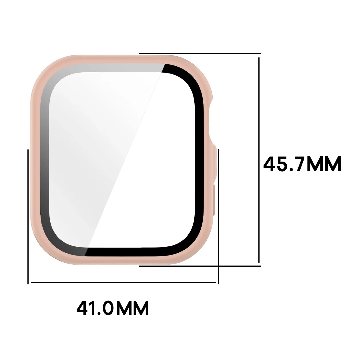 Wymiary etui Bizon Case Watch Adamo do Huawei Watch Fit 5