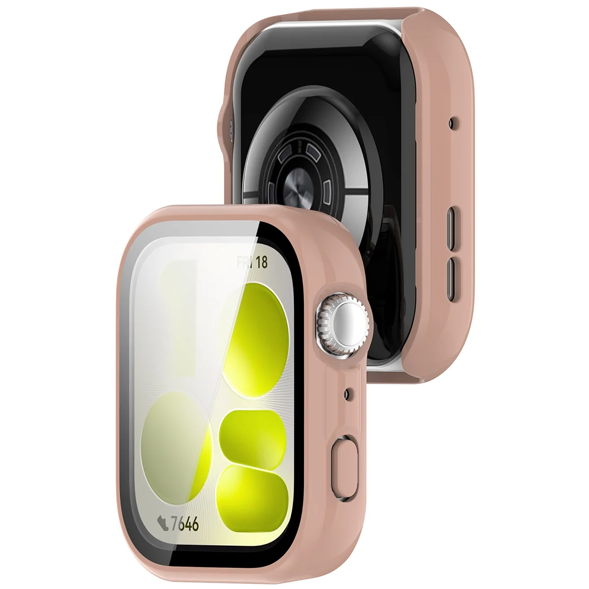 Etui z wbudowanym szkłem Bizon Case Watch Adamo do Huawei Watch Fit 5