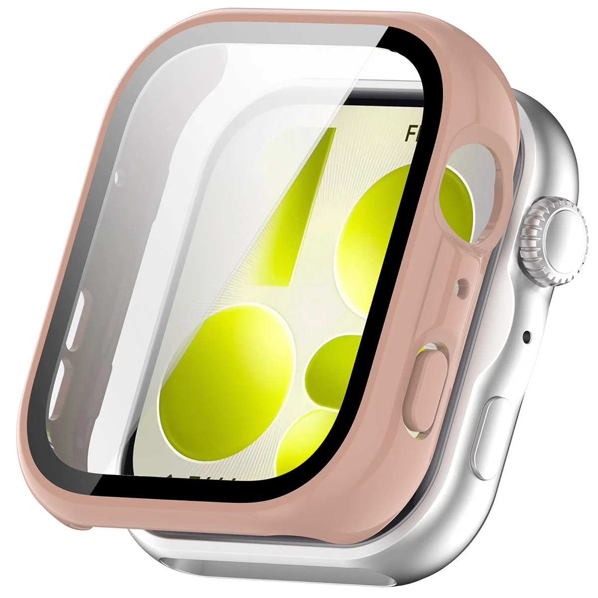 Wizualizacja nakładania etui Bizon Case Watch Adamo do Huawei Watch Fit 5