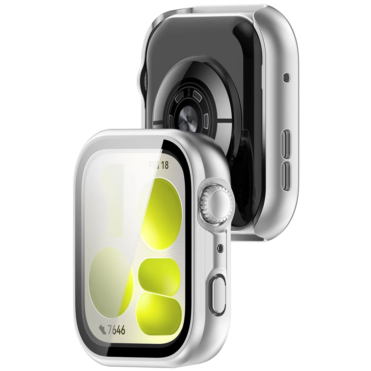 Etui z wbudowanym szkłem Bizon Case Watch Adamo do Huawei Watch Fit 5