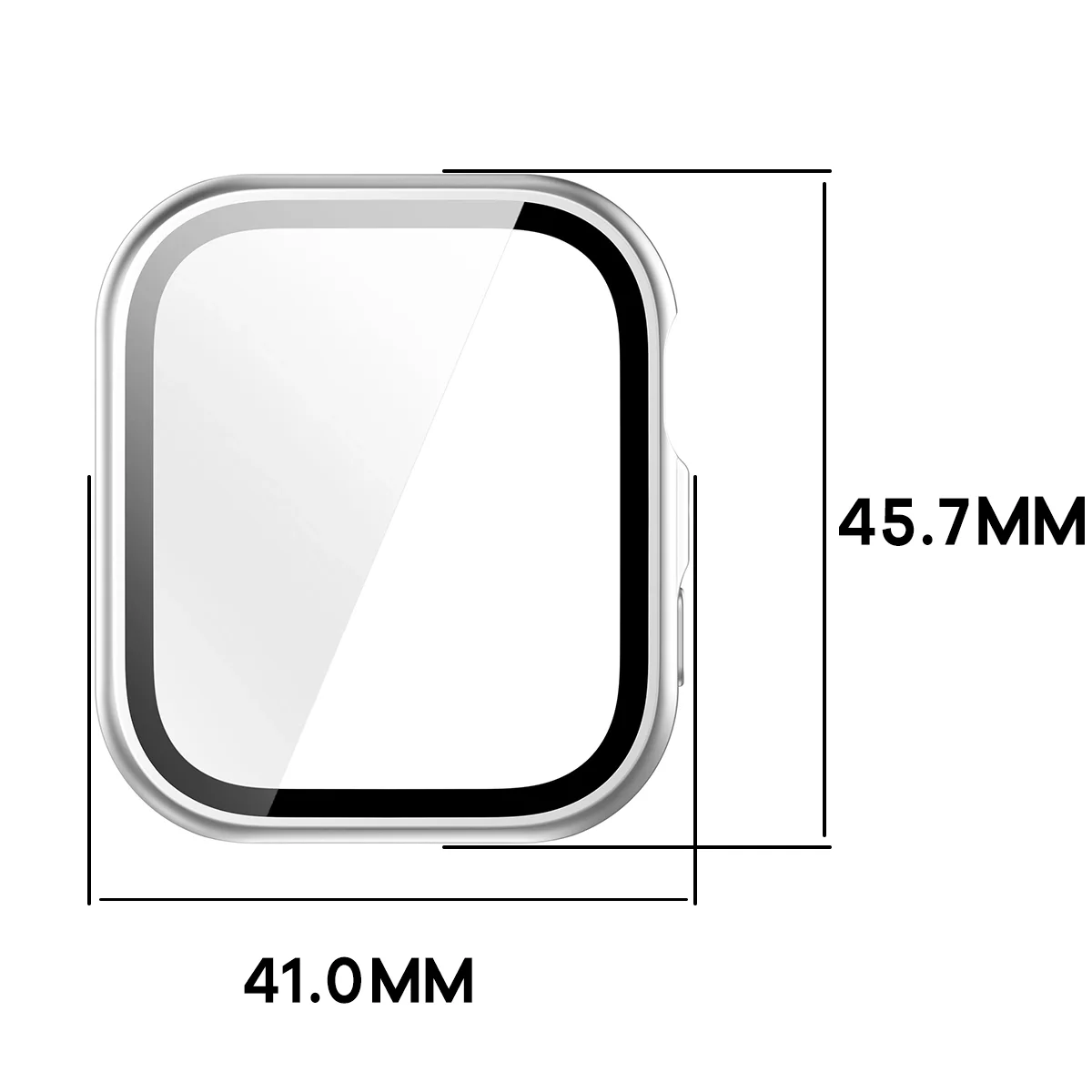 Wymiary etui Bizon Case Watch Adamo do Huawei Watch Fit 5