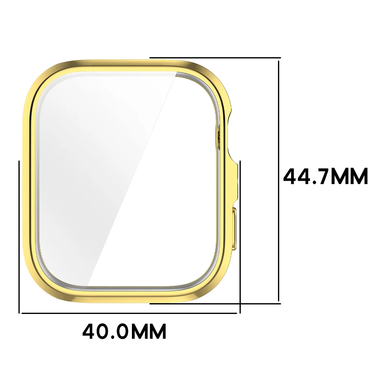 Wymiary obudowy Bizon Case Watch Felipe dla Huawei Watch Fit 5