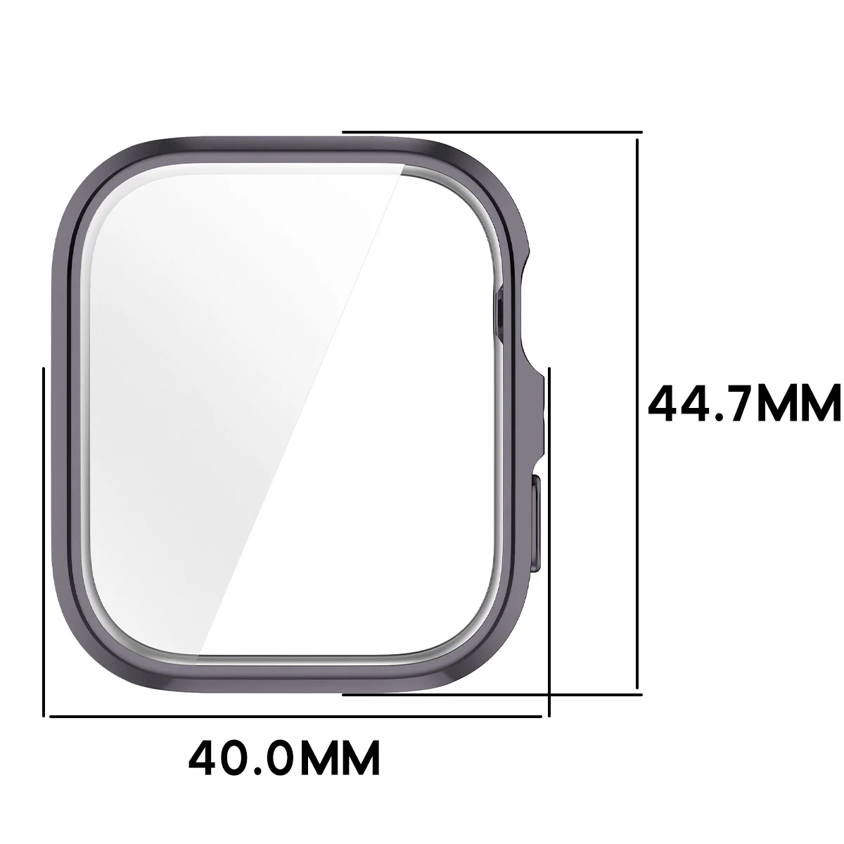 Wymiary obudowy Bizon Case Watch Felipe dla Huawei Watch Fit 5