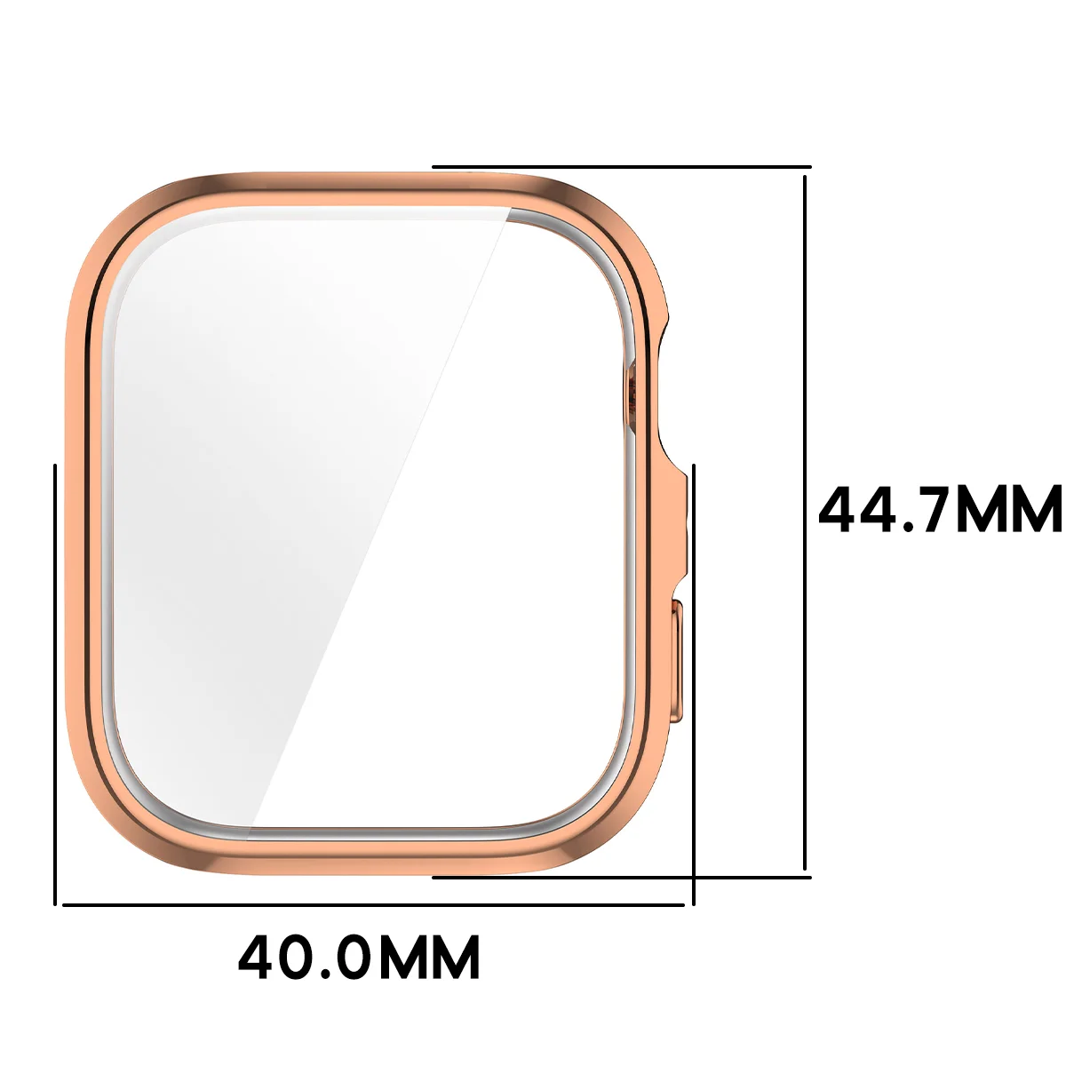 Wymiary obudowy Bizon Case Watch Felipe dla Huawei Watch Fit 5