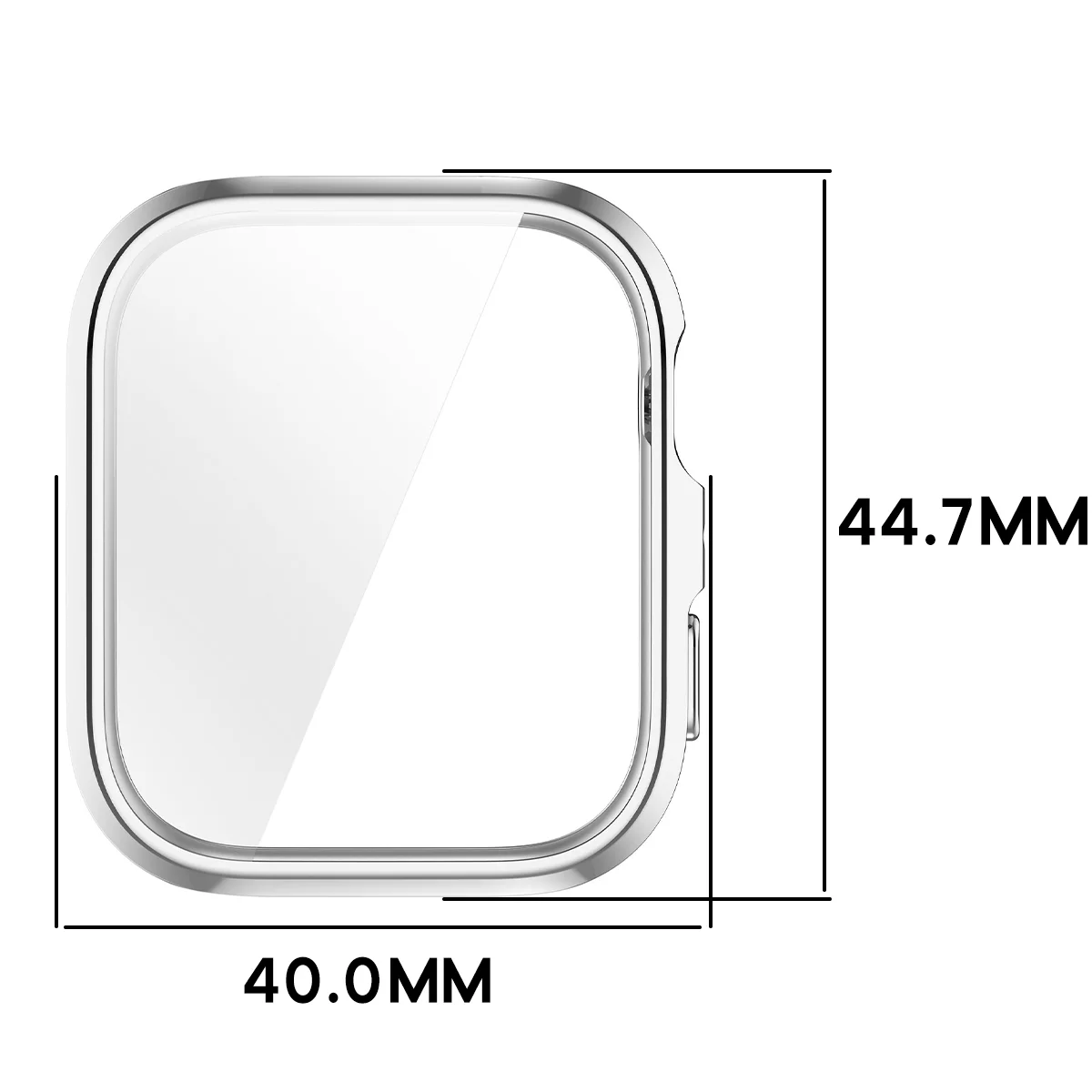 Wymiary obudowy Bizon Case Watch Felipe dla Huawei Watch Fit 5