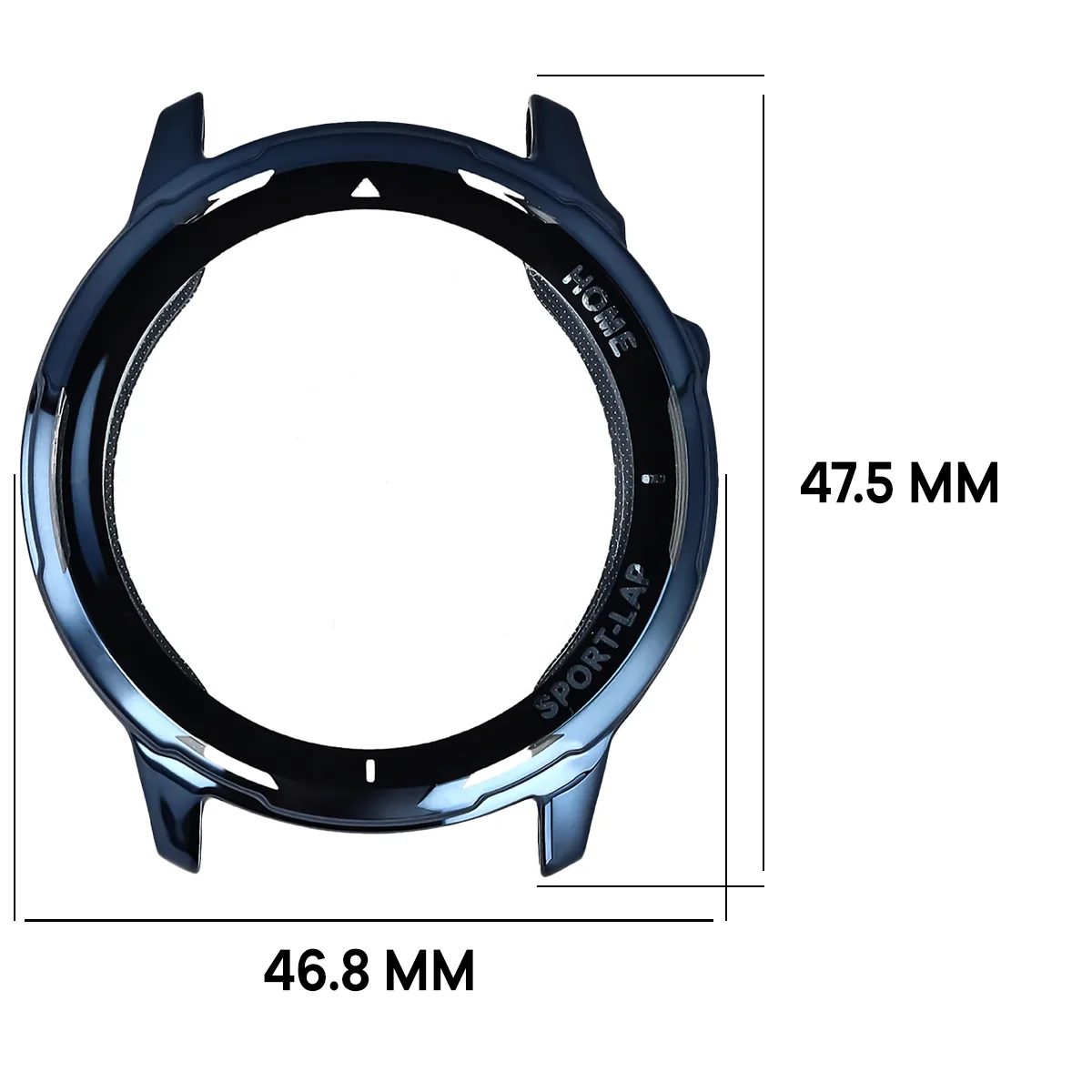 Wymiary obudowy Bizon Case Watch Felipe dla Huawei Watch GT Runner 2