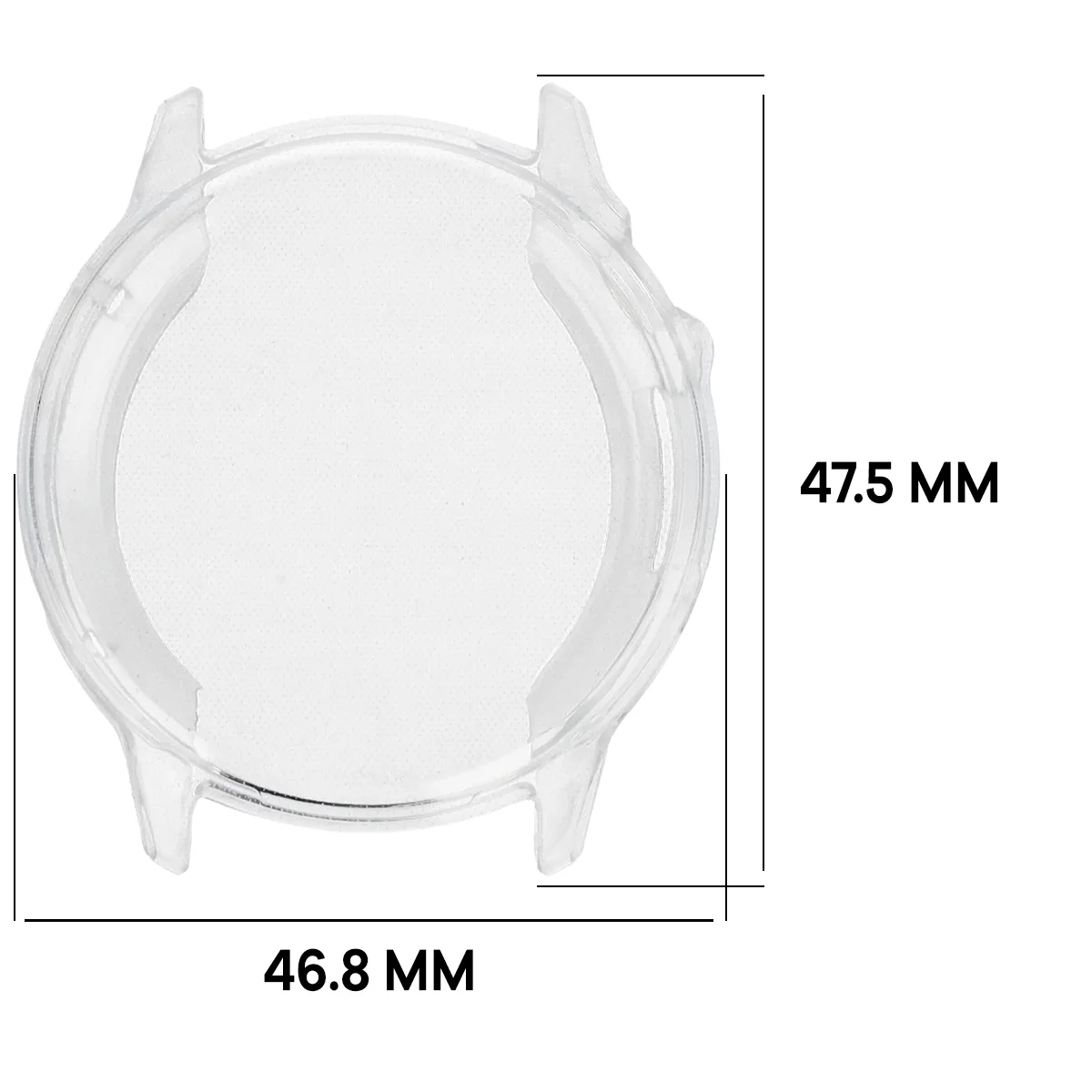 Wymiary obudowy Bizon Case Watch Felipe dla Huawei Watch GT Runner 2
