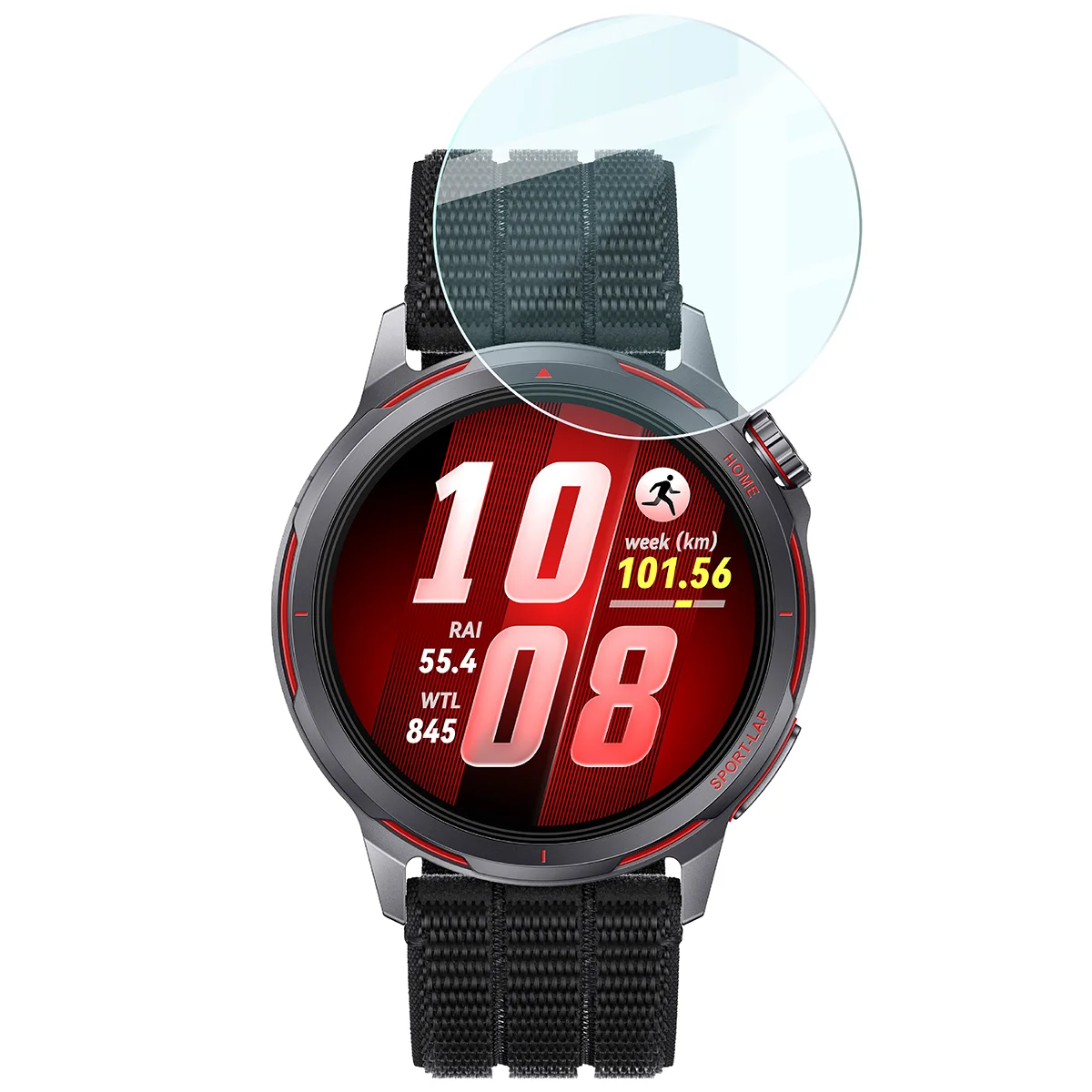 Przejrzystość szkła hartowanego Bizon Glass Watch Clear do Huawei Watch GT Runner 2