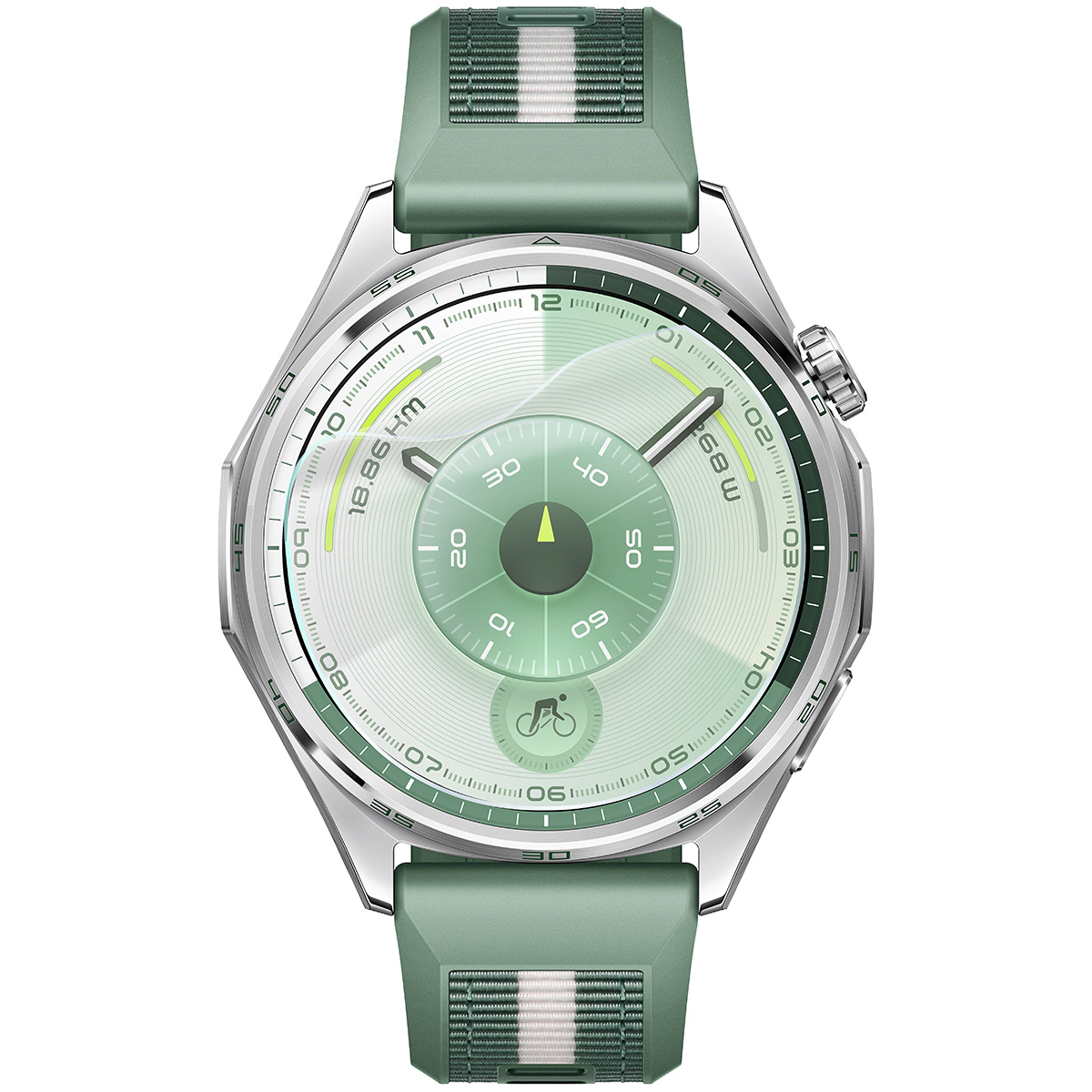 Folia hydrożelowa Bizon Watch Film HydroFlex do Huawei Watch GT6 46 mm na zegarku