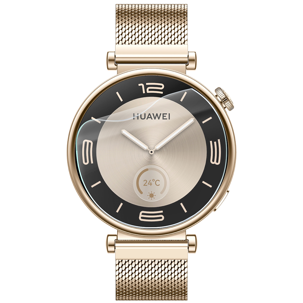 Folia hydrożelowa Bizon Watch Film HydroFlex do Huawei Watch GT 4 41 mm Elegant na zegarku