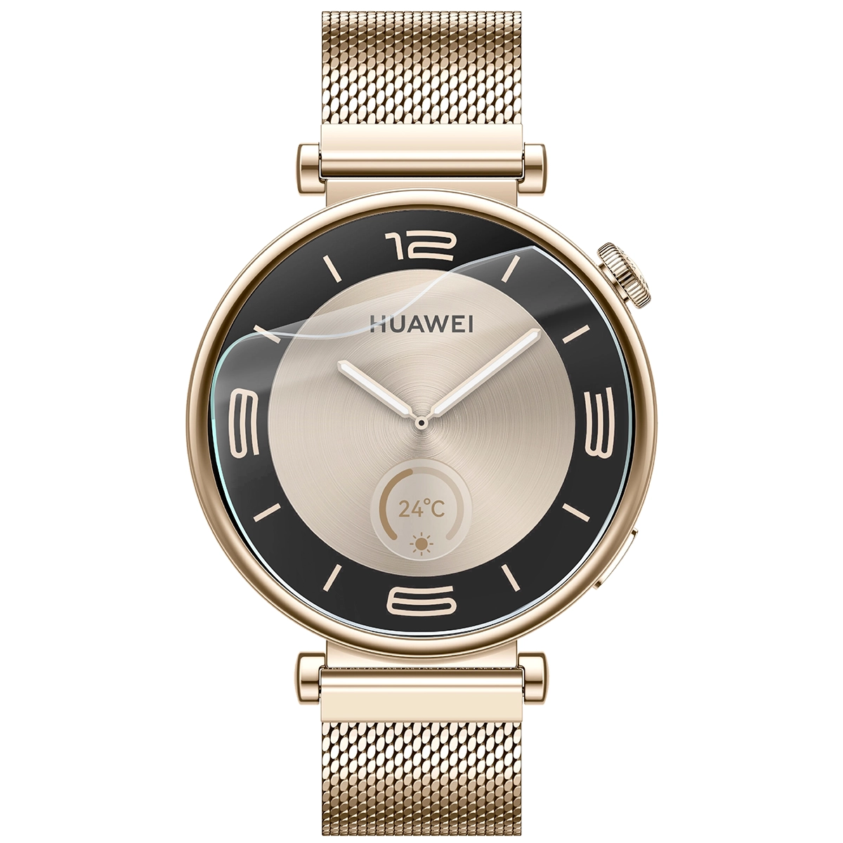 Folia hydrożelowa Bizon Watch Film HydroFlex do Huawei Watch GT 4 41 mm Elegant na zegarku