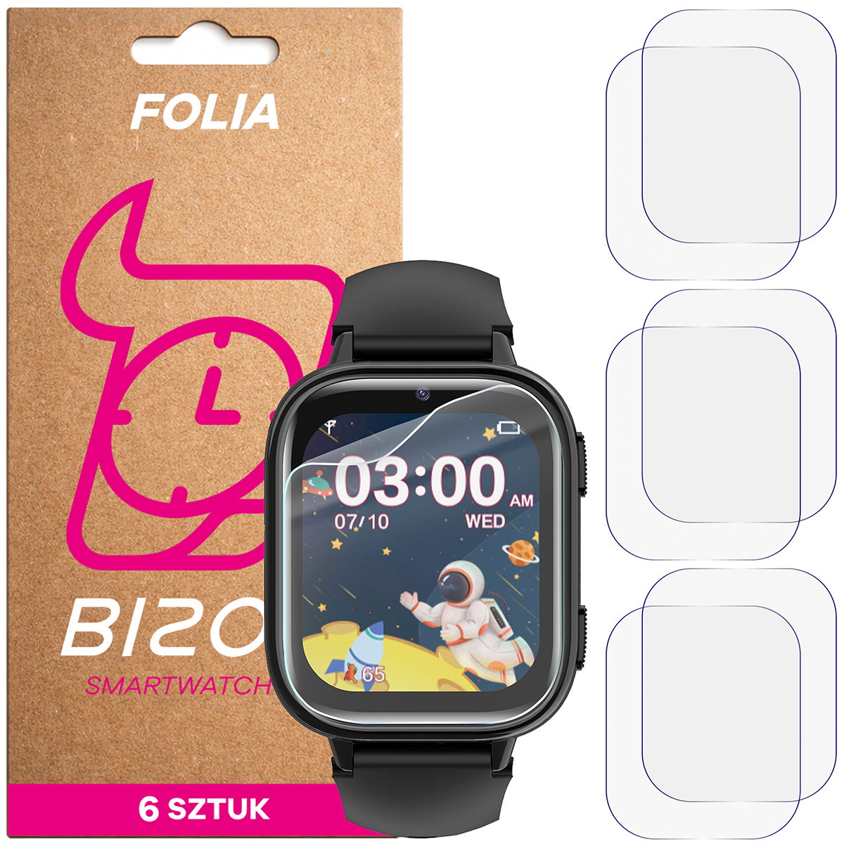 Folia hydrożelowa Bizon Watch Film HydroFlex dla JG Smart A26