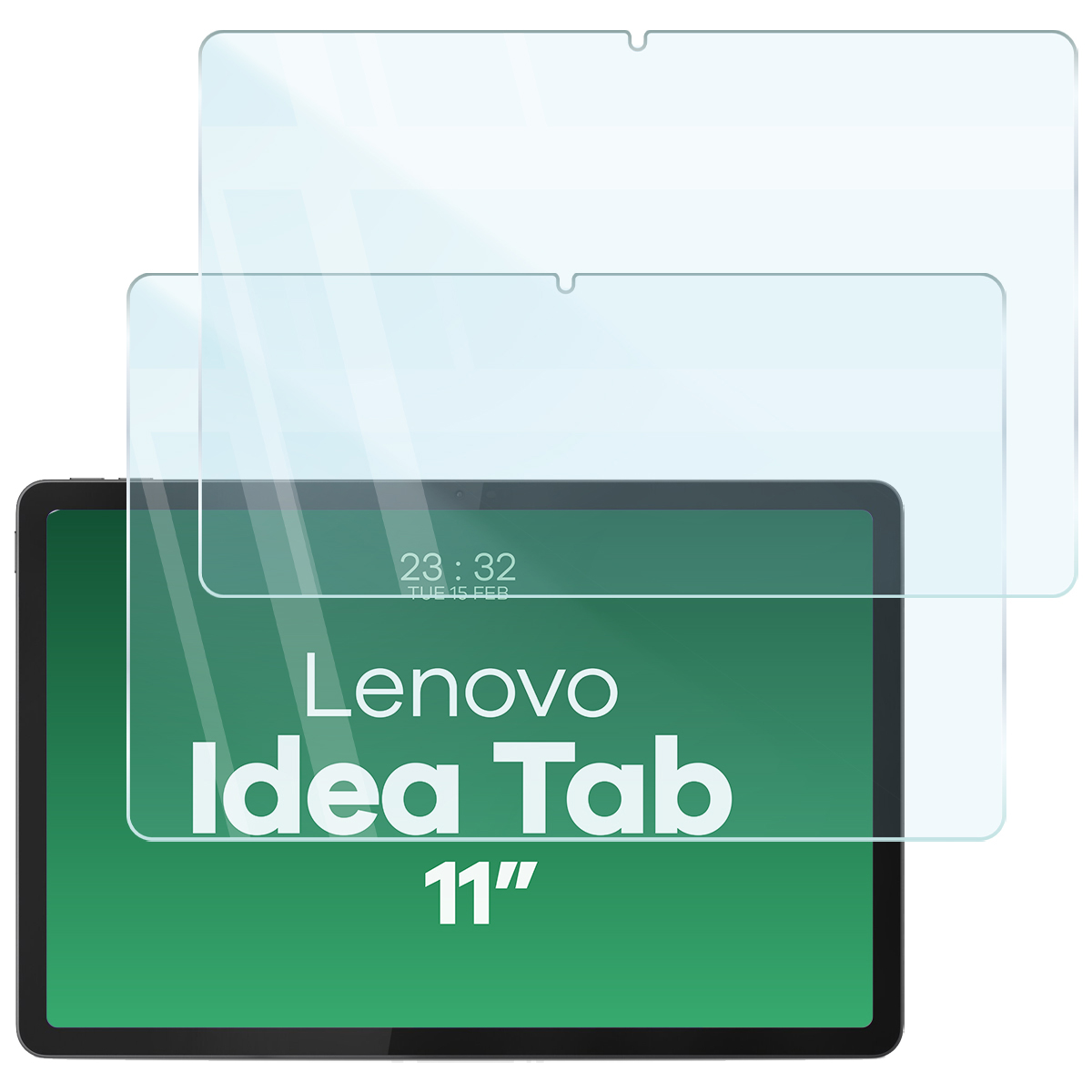 Szkło hartowane Bizon Tab Glass Clear Duo do Lenovo Idea Tab 11, 2 sztuki