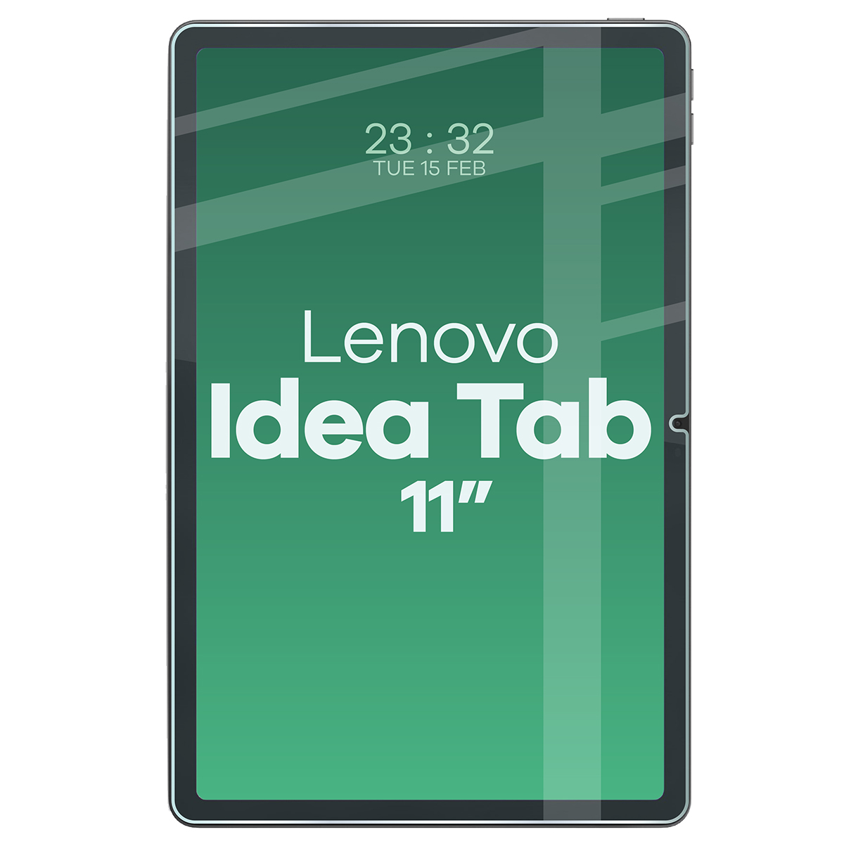 Tablet z nałożonym szkłem Bizon Tab Glass Clear Duo do Lenovo Idea Tab 11