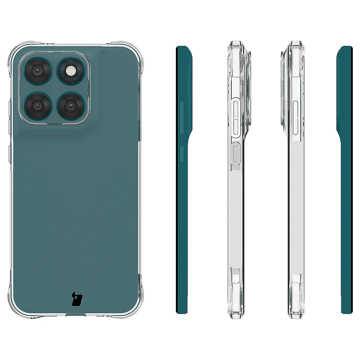 Etui Bizon Case Salpa do Motorola Moto G67 5G / G77 5G z różnych stron