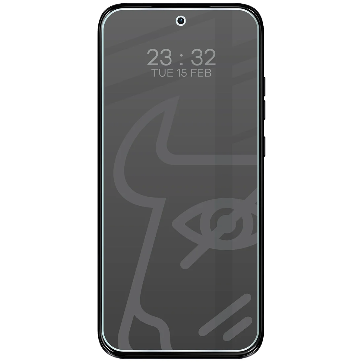 Wizualizacja szkła Hybrid Shadow nałożonego na telefon Motorola Moto G67 5G