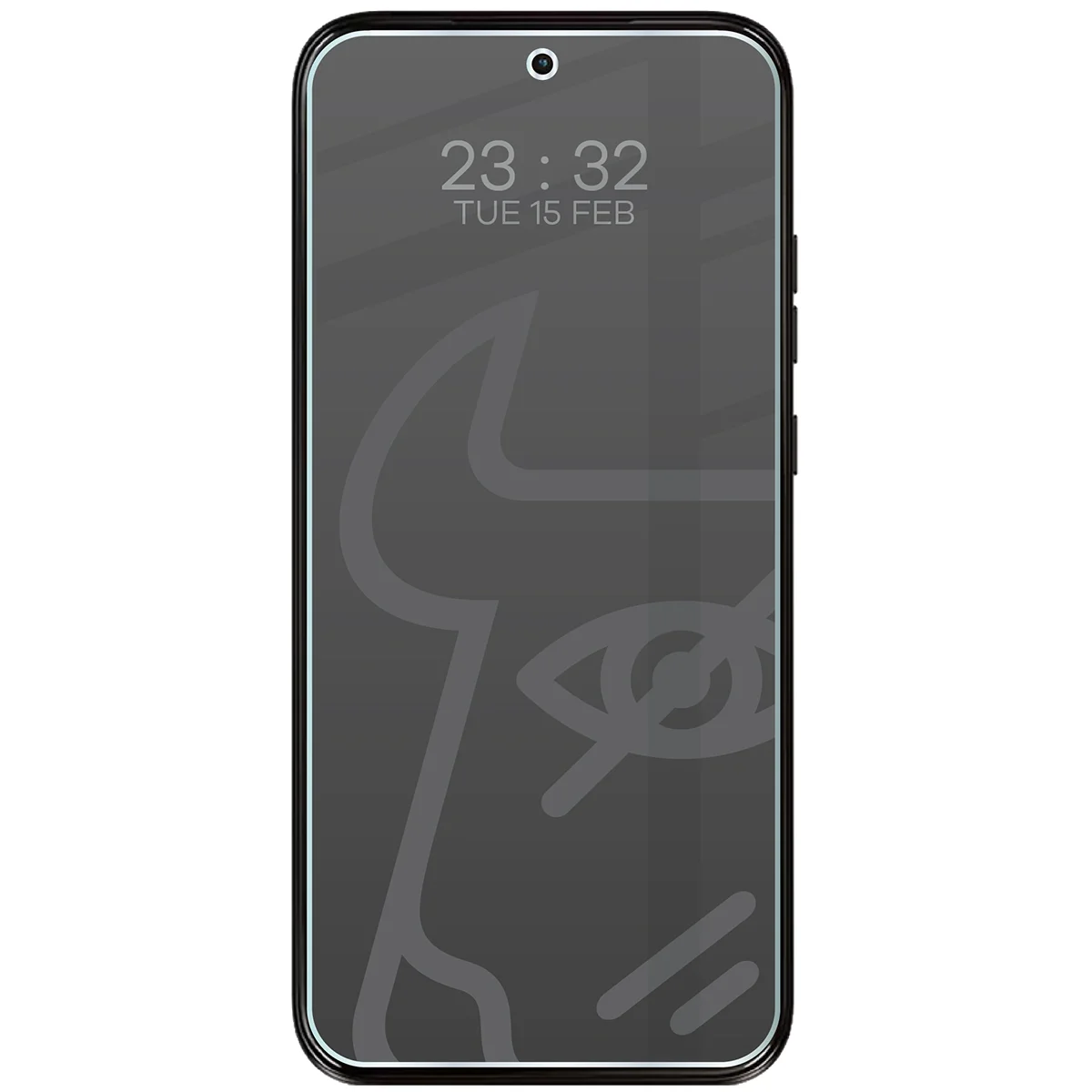 Wizualizacja szkła Hybrid Shadow nałożonego na telefon Motorola Moto G77 5G