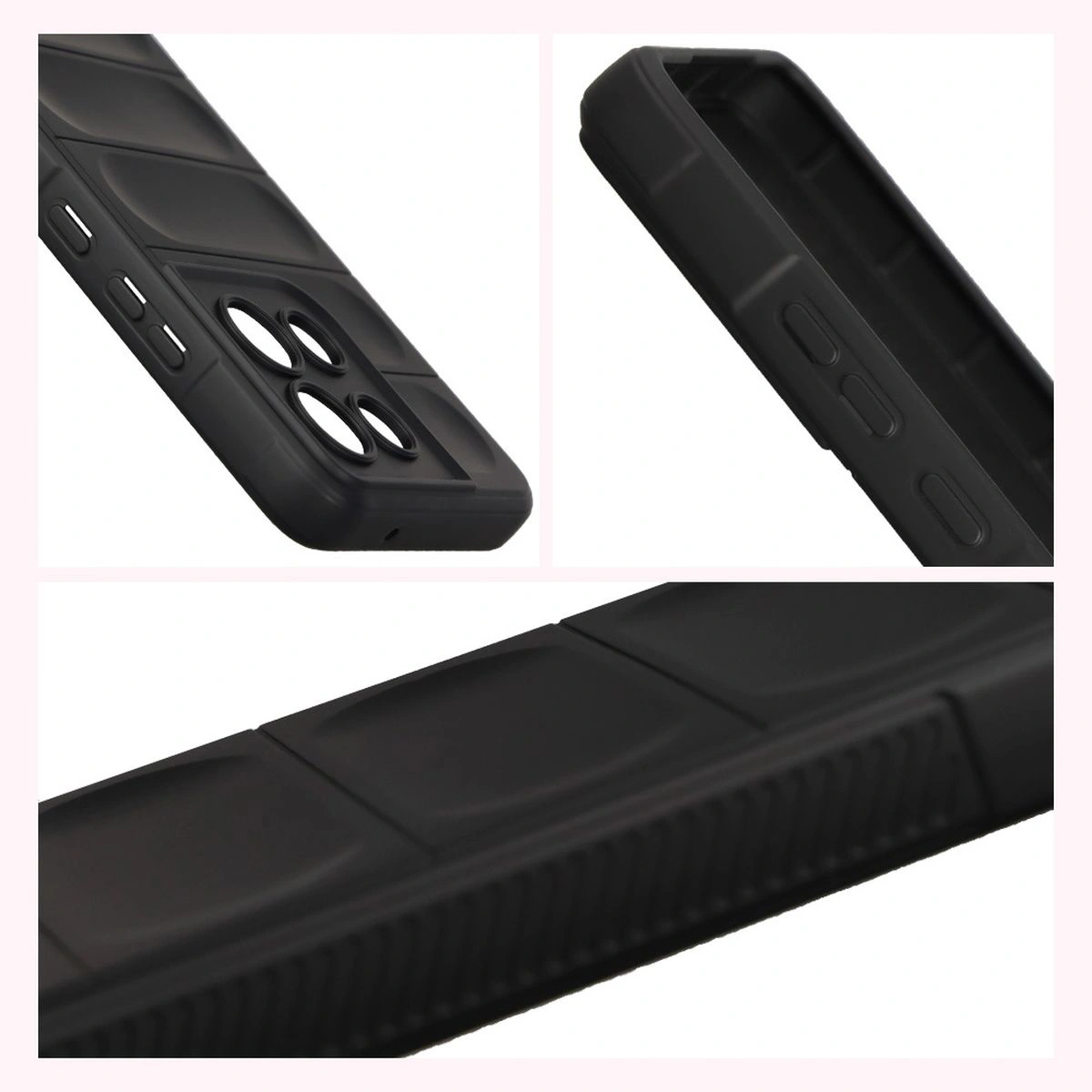 Podwyższone krawędzie i antypoślizgowa powierzchnia w etui Bizon Case Tur do Motorola Moto G86 5G / Motorola Moto G86 Power 5G