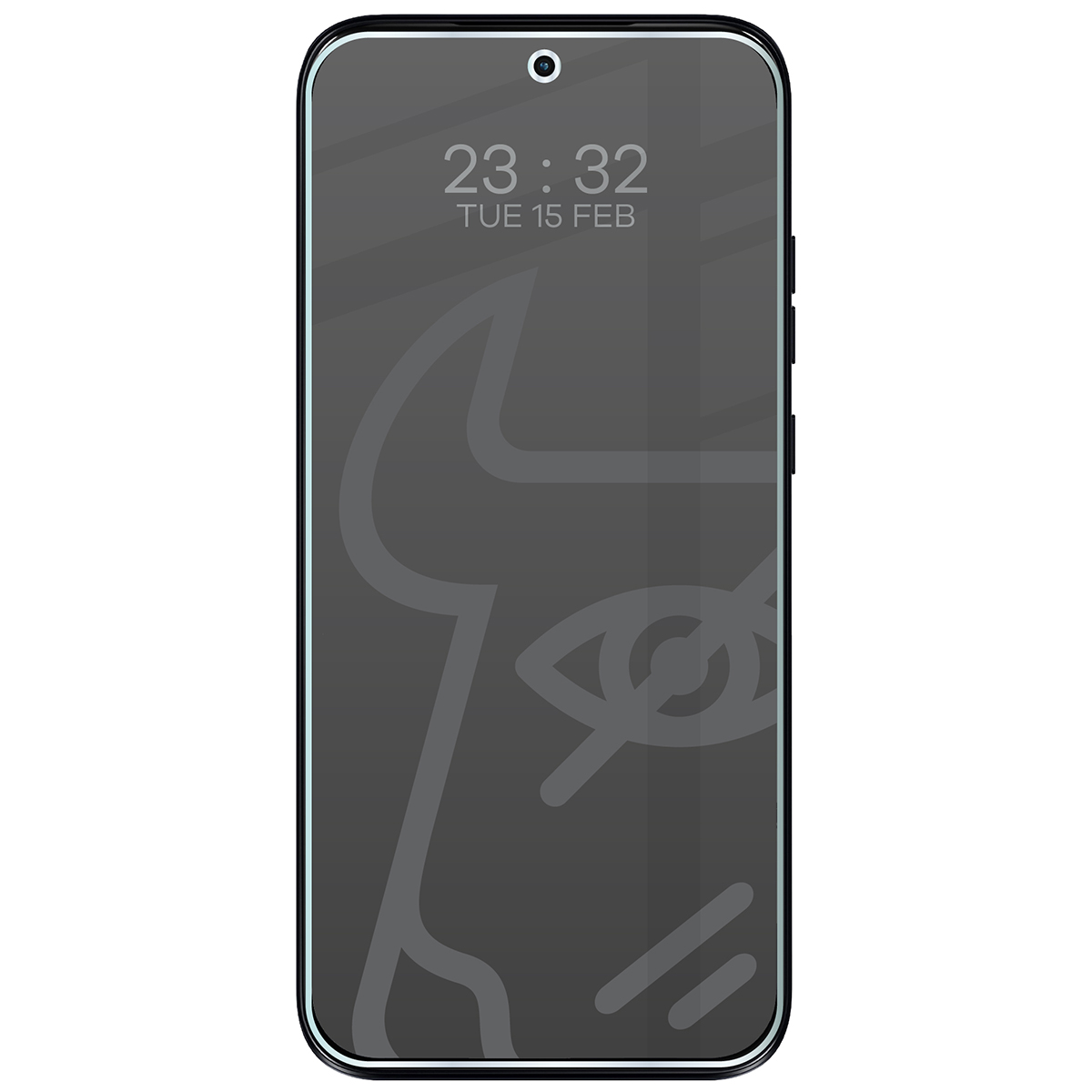 Wizualizacja szkła Hybrid Shadow nałożonego na telefon Motorola Moto G87 5G