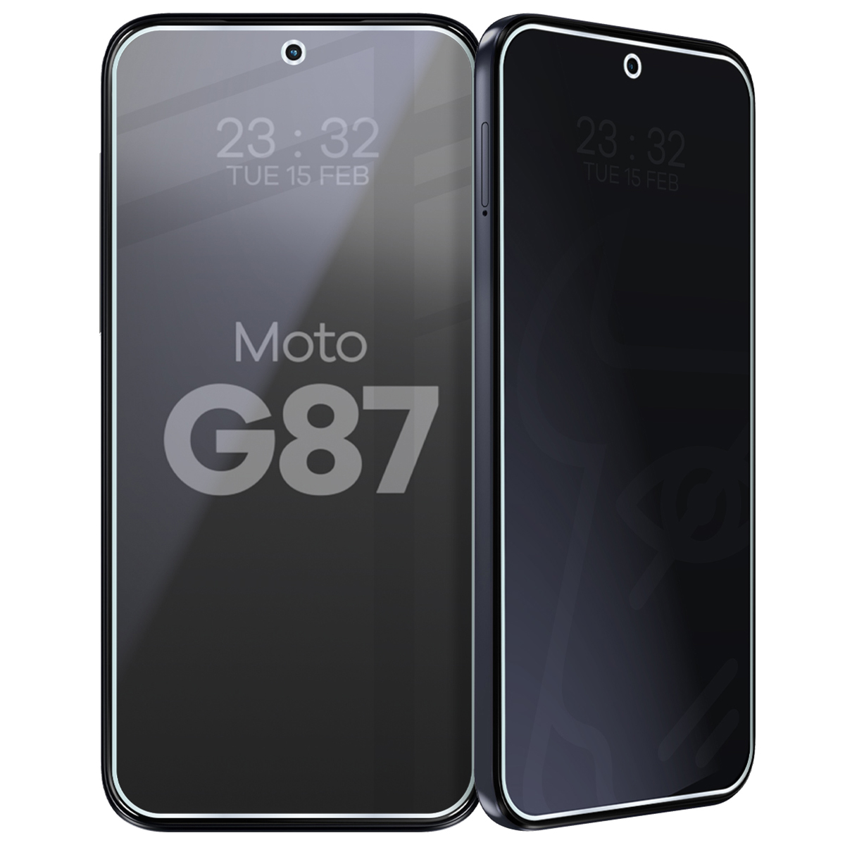 Szkło hybrydowe prywatyzujące Bizon Hybrid Shadow do Motorola Moto G87 5G