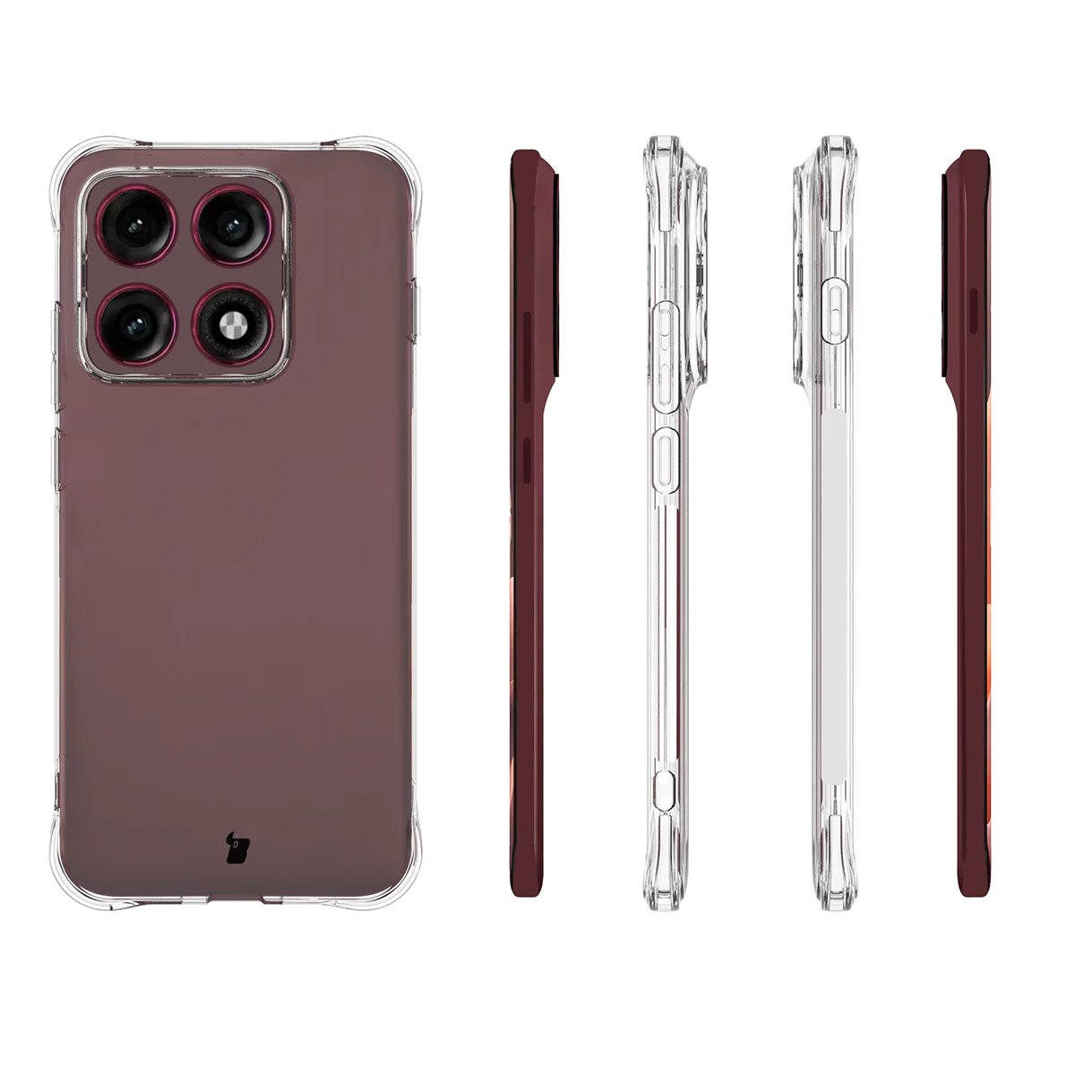 Etui Bizon Case Salpa do Motorola Edge 70 Pro z różnych stron