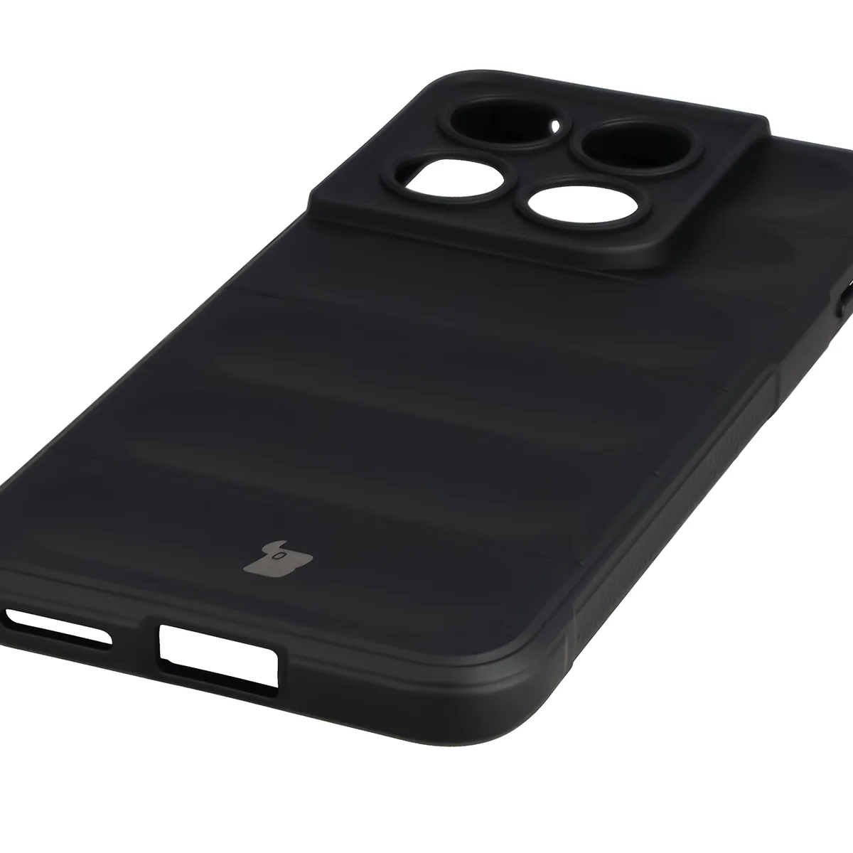 Precyzyjne wycięcia i kompatybilność z ładowaniem indukcyjnym w etui Bizon Case Tur do Motorola Edge 70 Pro