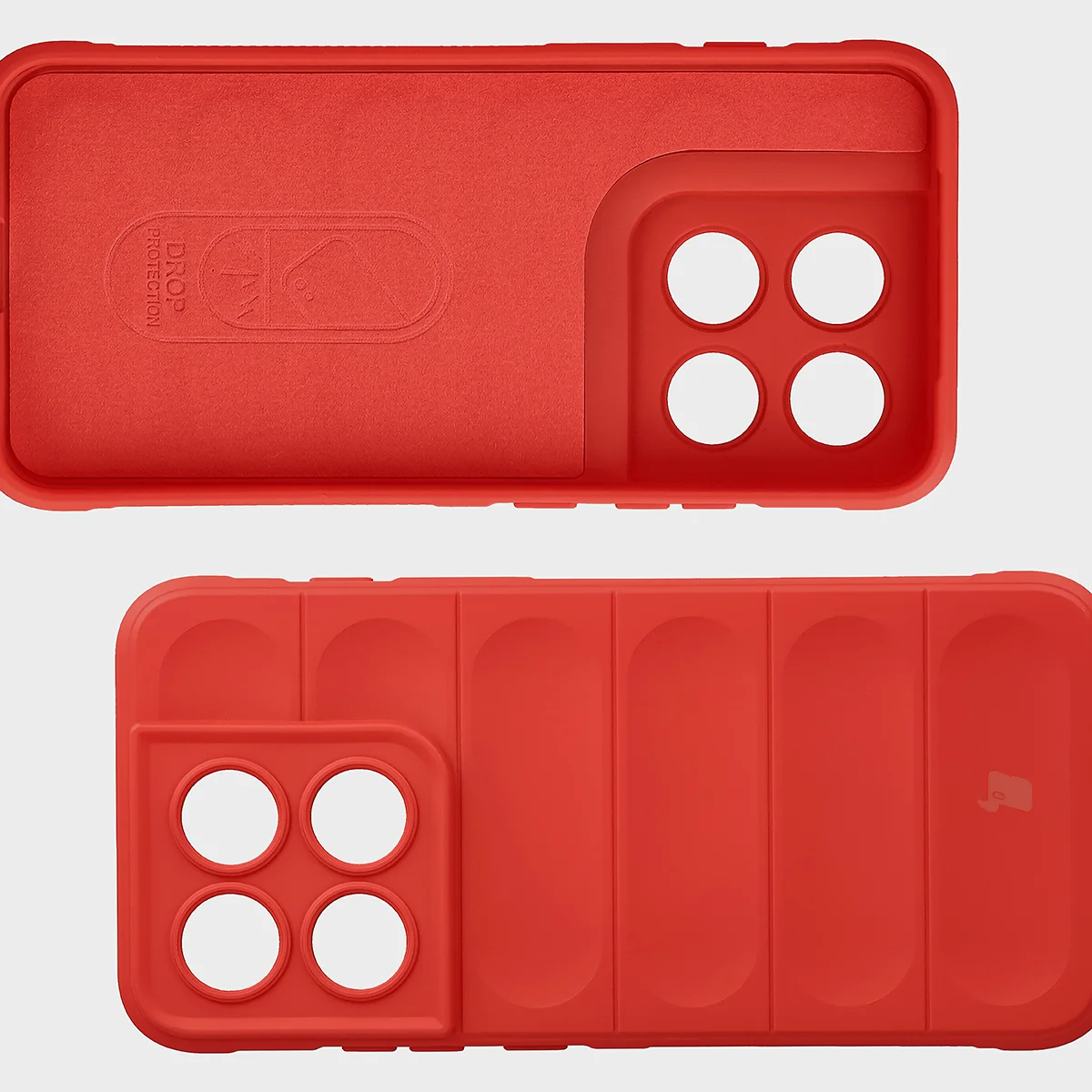 Wyściółka z mikrofibry, wyżłobienia na pleckach i wzmocnione narożniki w etui Bizon Case Tur do Motorola Edge 70 Pro