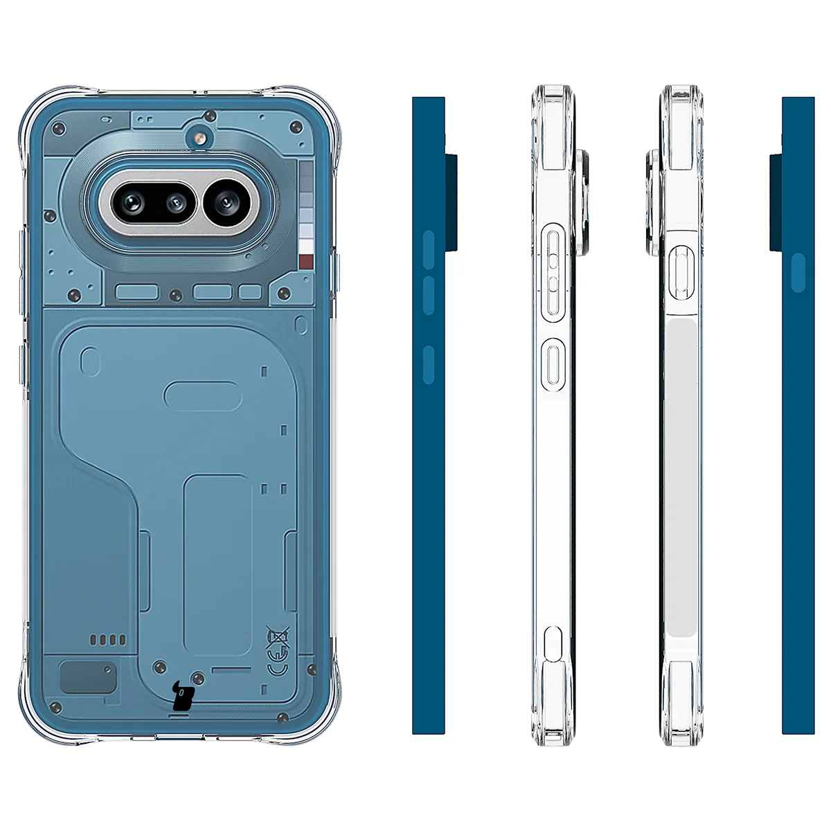 Przezroczyste plecki Case Salpa do Nothing Phone (4a)