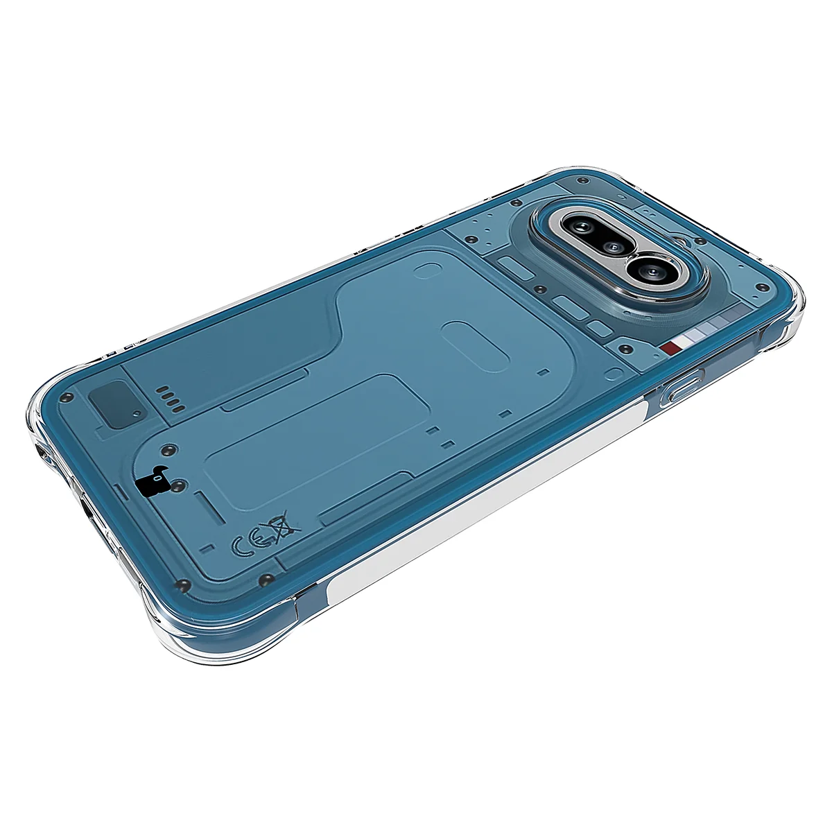 Krystalicznie przejrzysta szybka Bizon Glass Clear do Nothing Phone (4a)