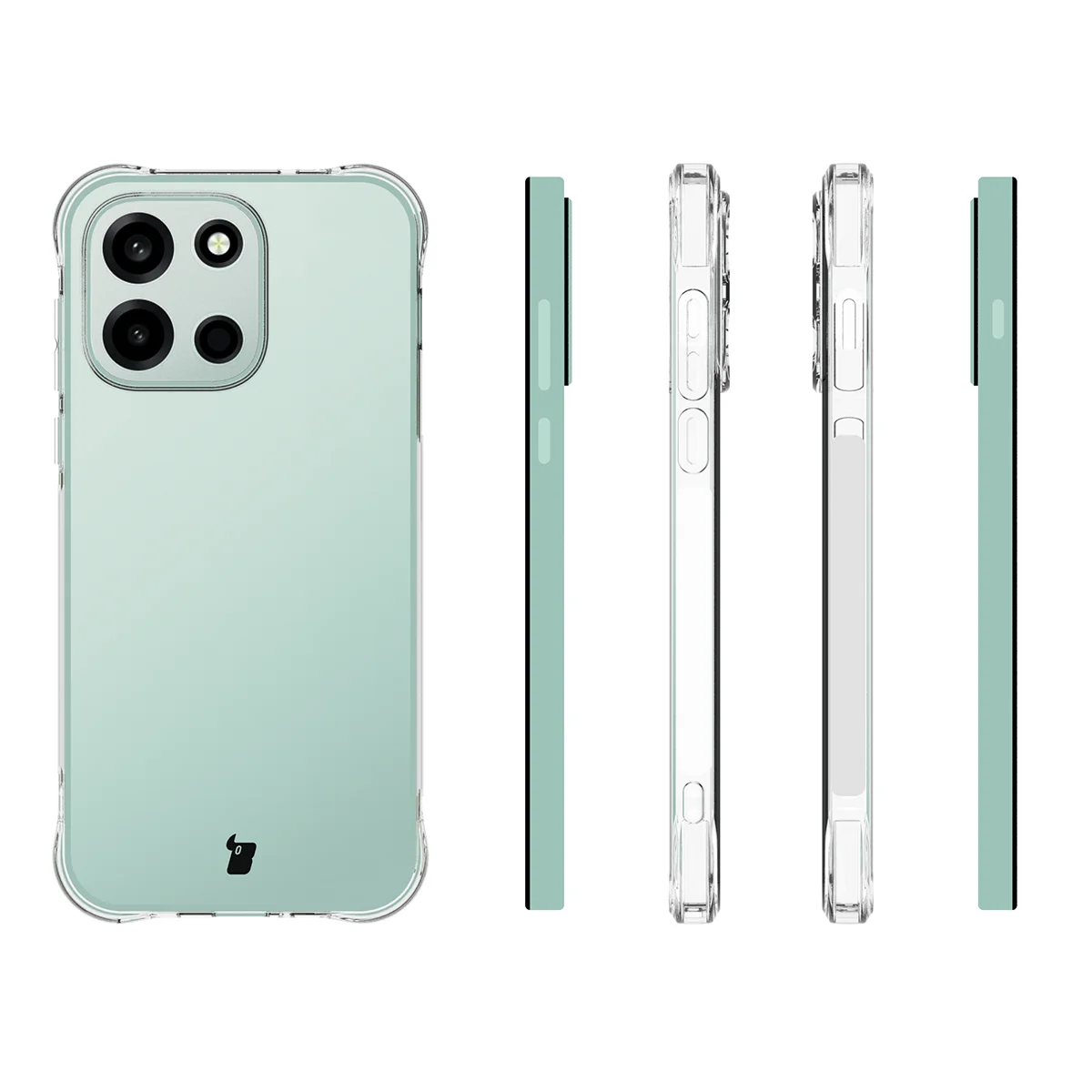 Etui Bizon Case Salpa do OnePlus Nord 6 z różnych stron